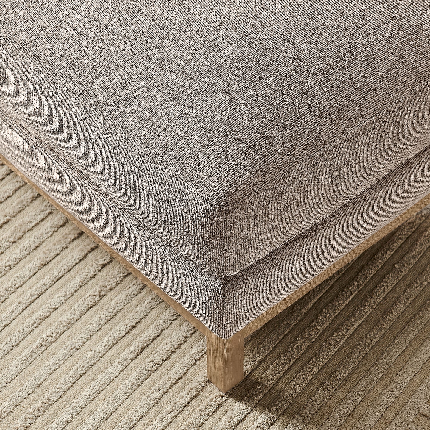 Roscoe Fabric Ottoman by Modway EEI-7330 — Upholstered Fabric Accent Ottoman
