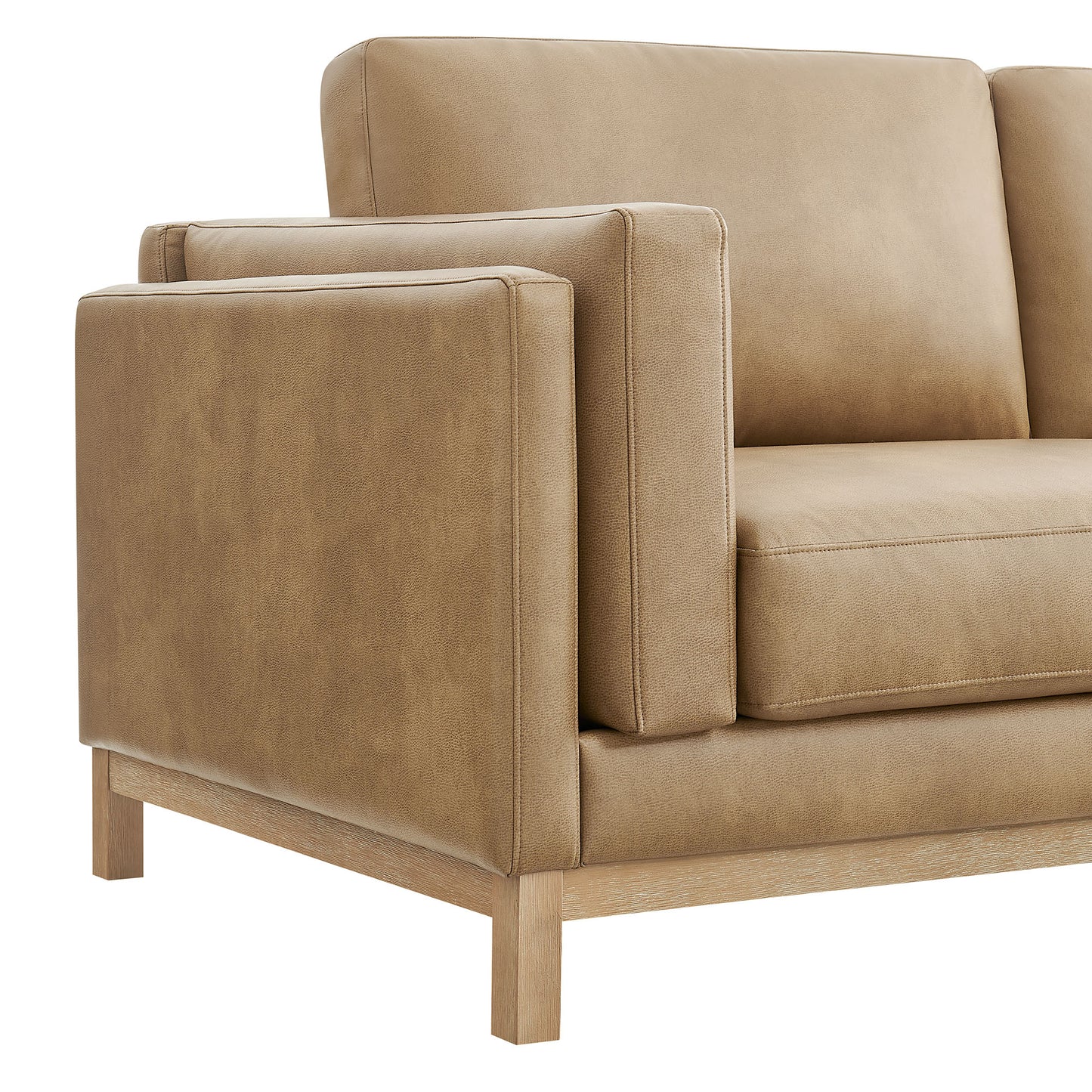 Roscoe 81-Inch Vegan Leather Sofa by Modway EEI-7335 Modern Upholstered Seating