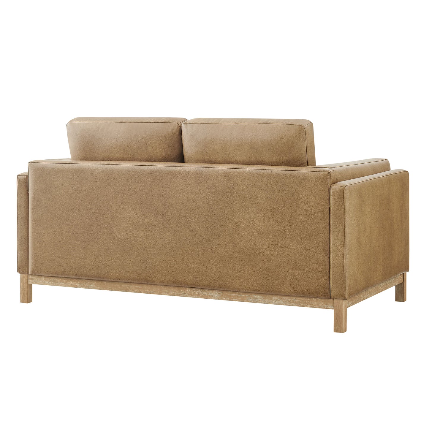Roscoe 63 inch Vegan Leather Loveseat by Modway - Contemporary Compact Seating