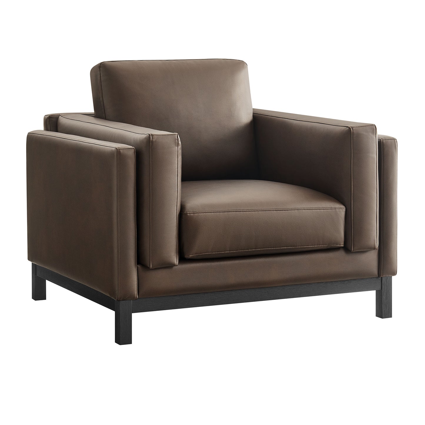 Roscoe Vegan Leather Armchair by Modway EEI-7337 Modern Upholstered Accent Chair