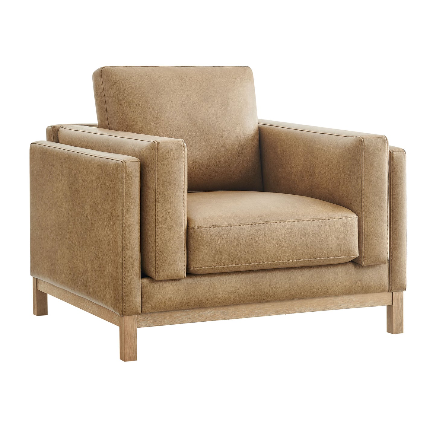 Roscoe Vegan Leather Armchair by Modway EEI-7337 Modern Upholstered Accent Chair