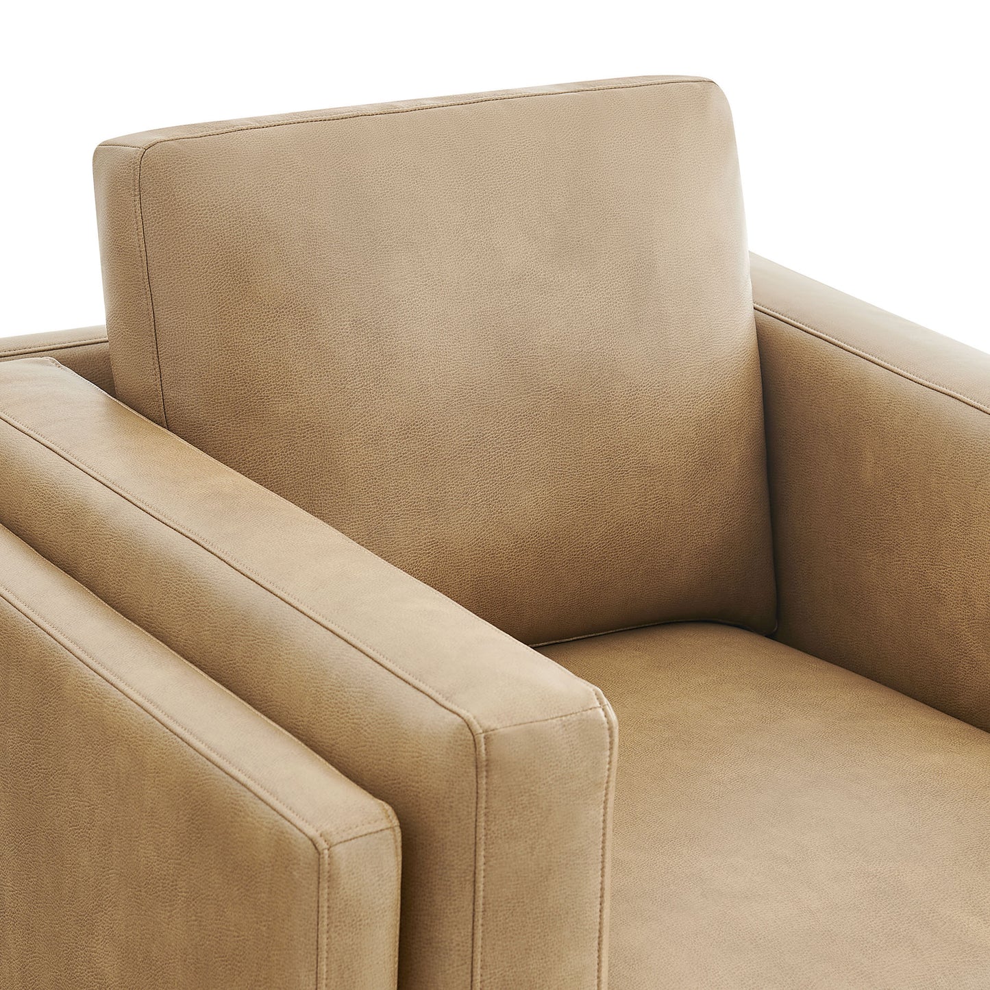 Roscoe Vegan Leather Armchair by Modway EEI-7337 Modern Upholstered Accent Chair