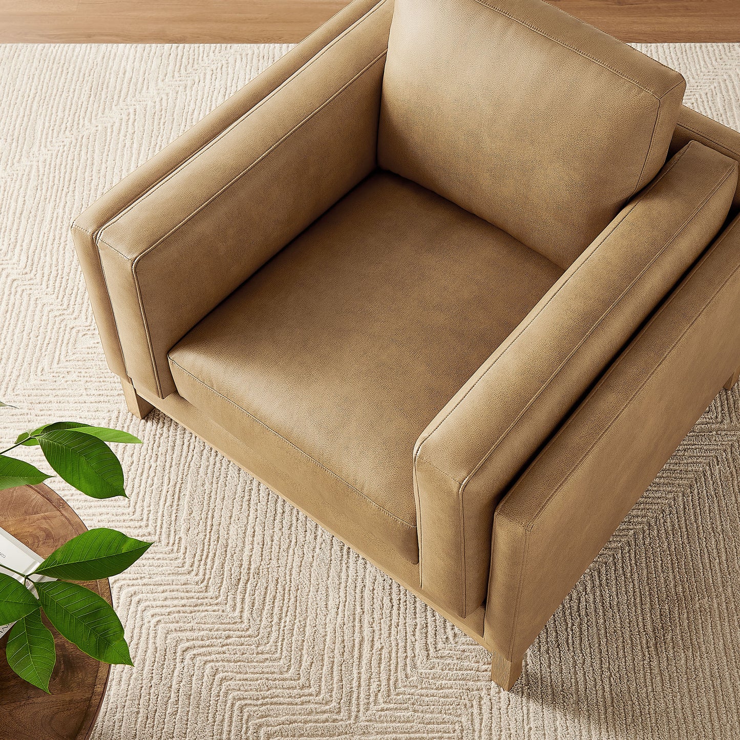 Roscoe Vegan Leather Armchair by Modway EEI-7337 Modern Upholstered Accent Chair
