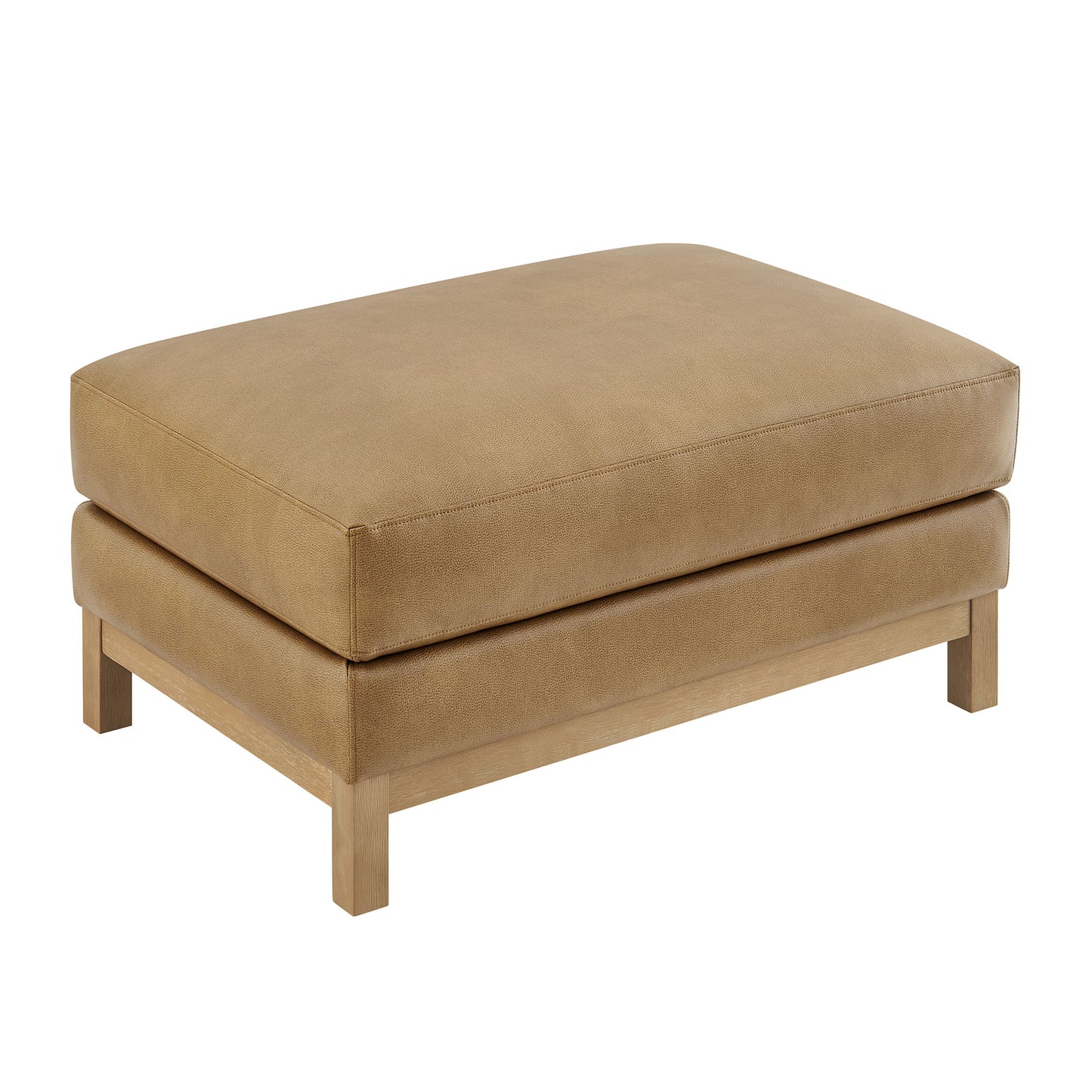 Roscoe Vegan Leather Ottoman by Modway EEI-7338 Contemporary Tufted Accent Seat