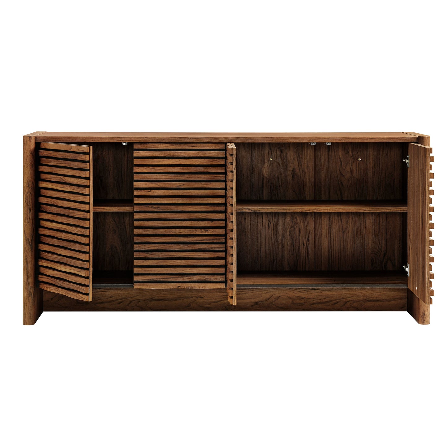 Emric Wave 66" 4-Door Sideboard by Modway EEI-7346-WAL