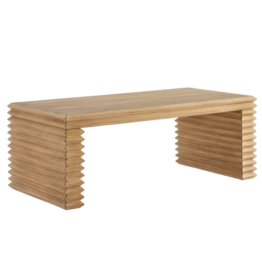 Canto Rectangular Stacked Design Coffee Table by Modway EEI-7348-WOA