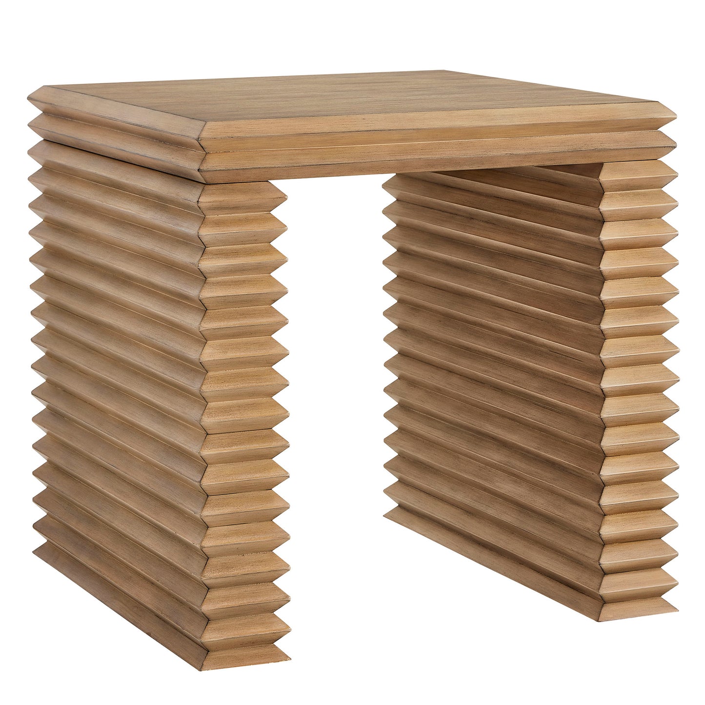 Canto Square 24" Stacked Design End Table by Modway EEI-7349-WOA