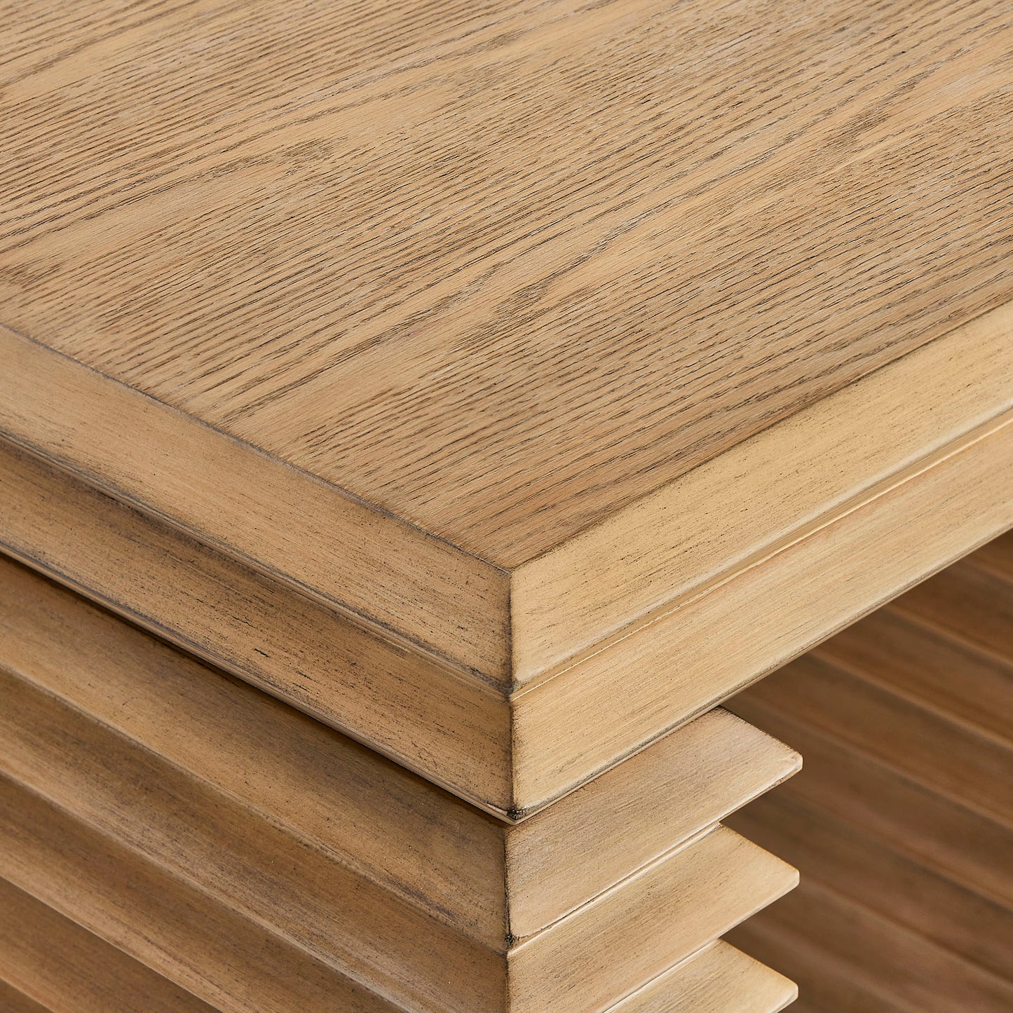 Canto Square 24" Stacked Design End Table by Modway EEI-7349-WOA