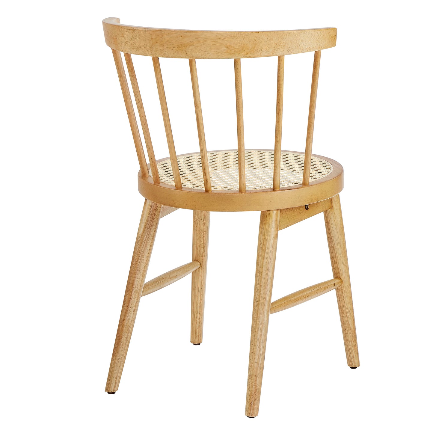 Lykke Curved Spindle Back Modern Dining Chairs Set of Two by Modway EEI-7350