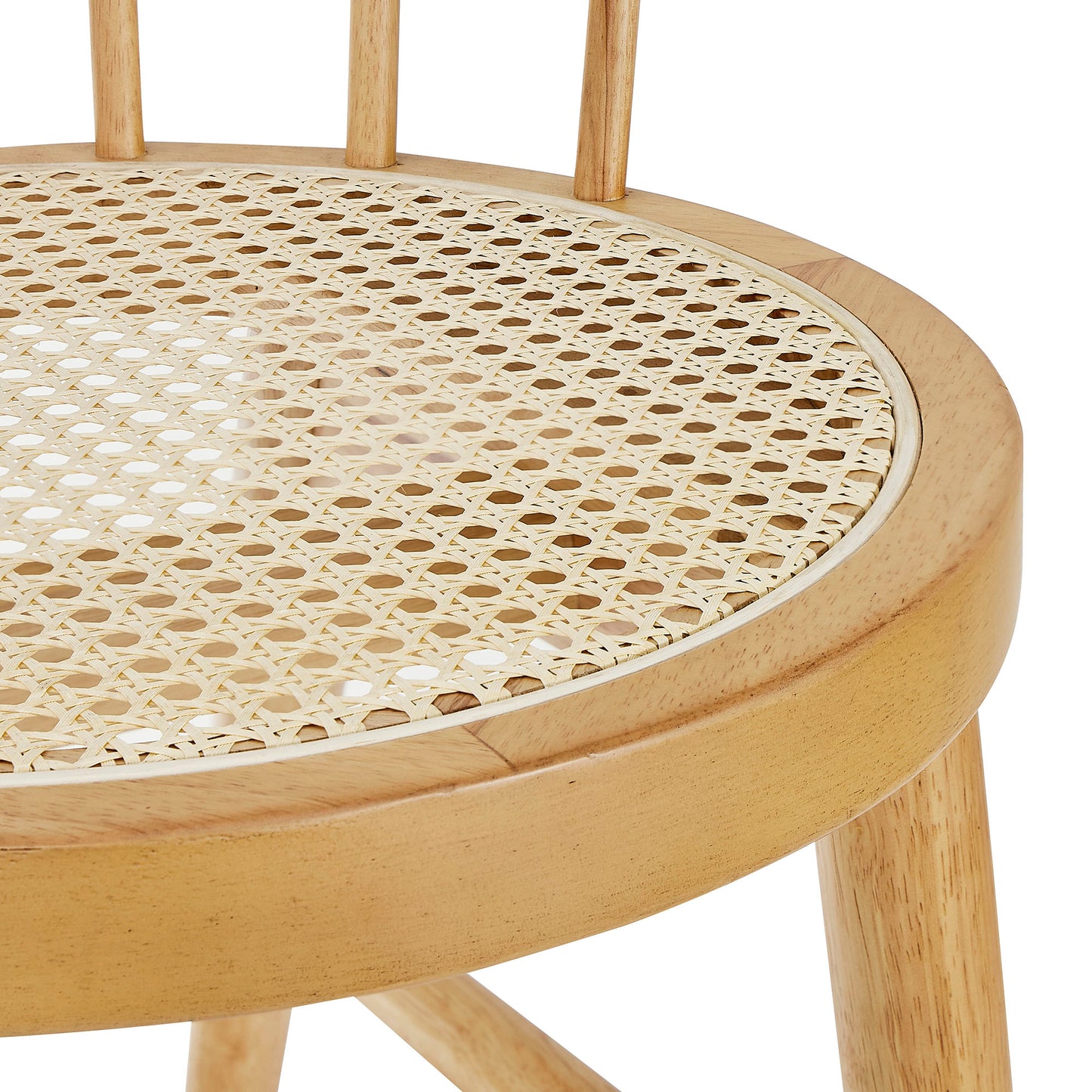 Lykke Curved Spindle Back Modern Dining Chairs Set of Two by Modway EEI-7350