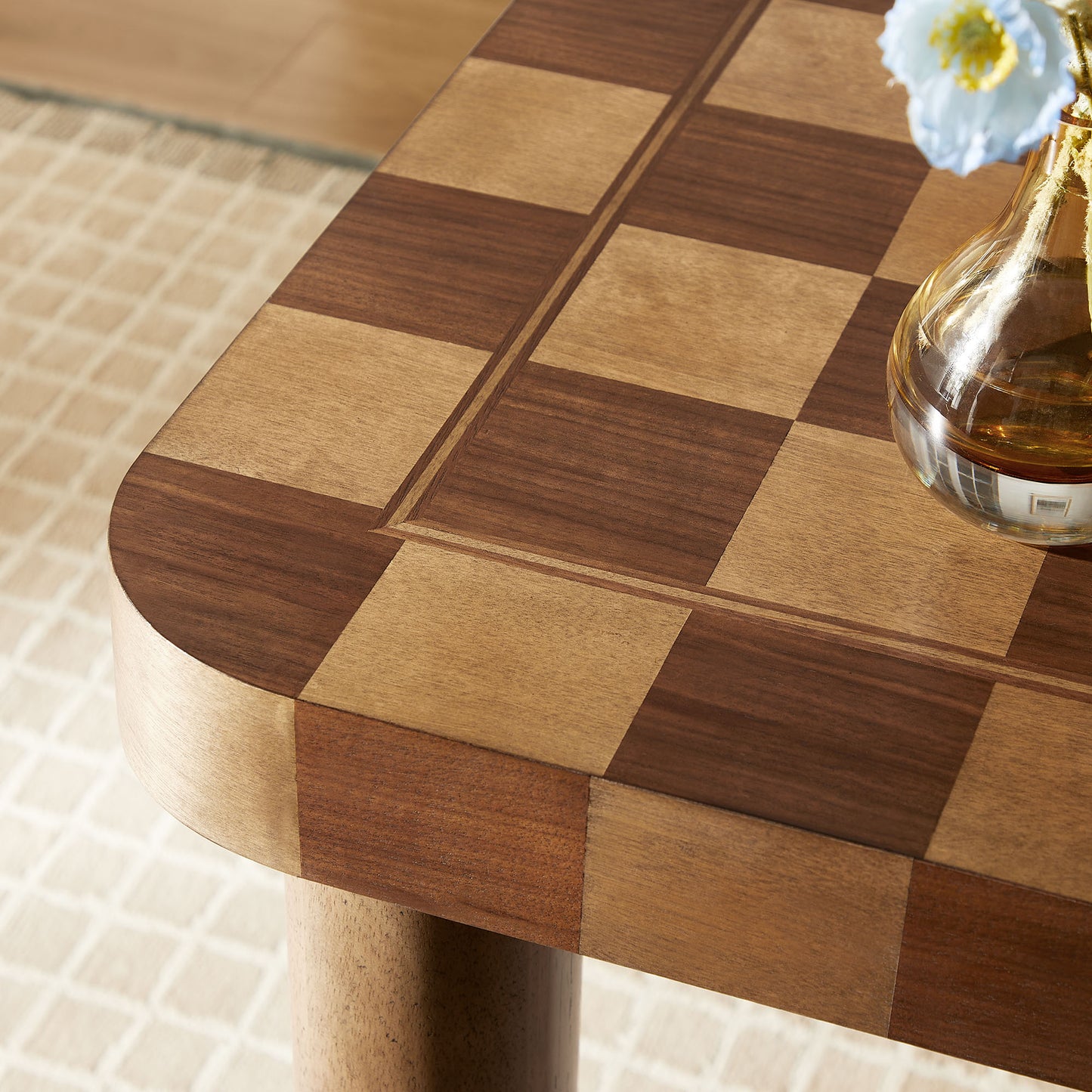Oscar 36 Inch Square Checkered Dining Table by Modway EEI-7351 - Mid-Century Modern
