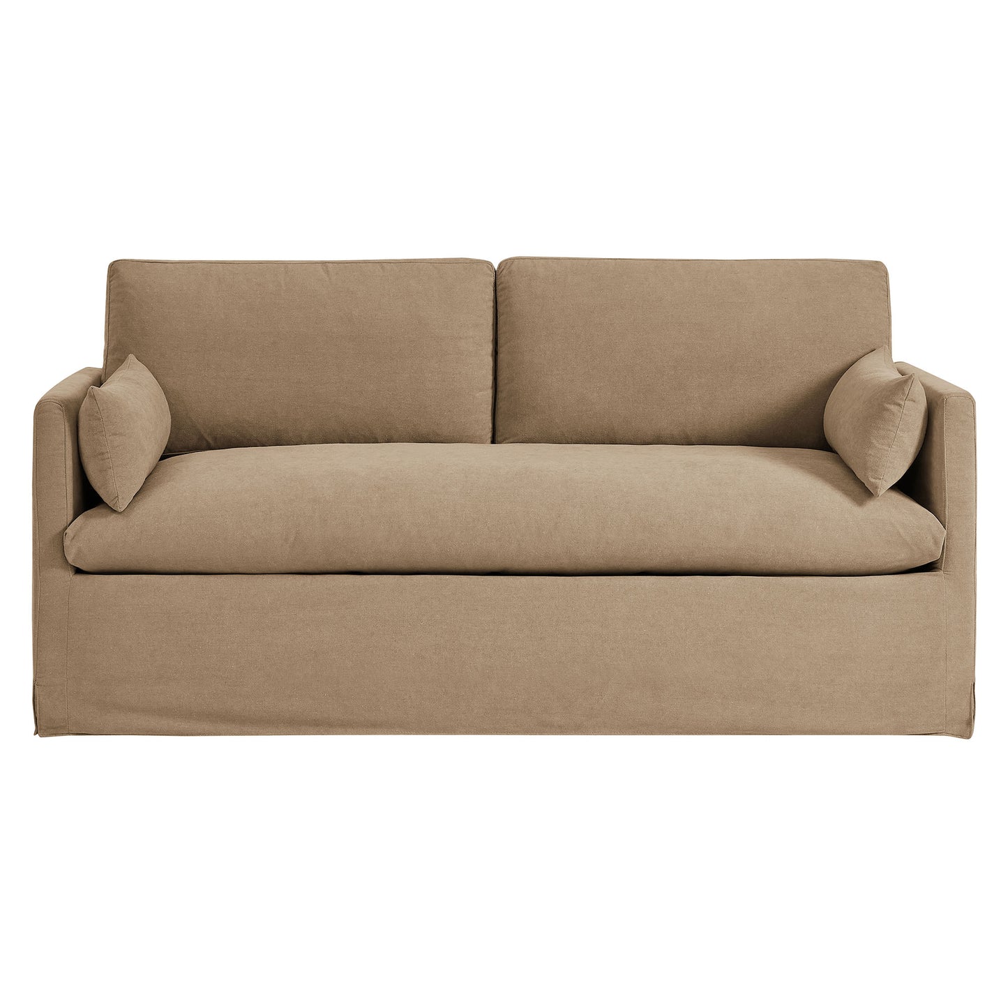 Wellfleet Slipcovered Linen-Blend Loveseat by Modway