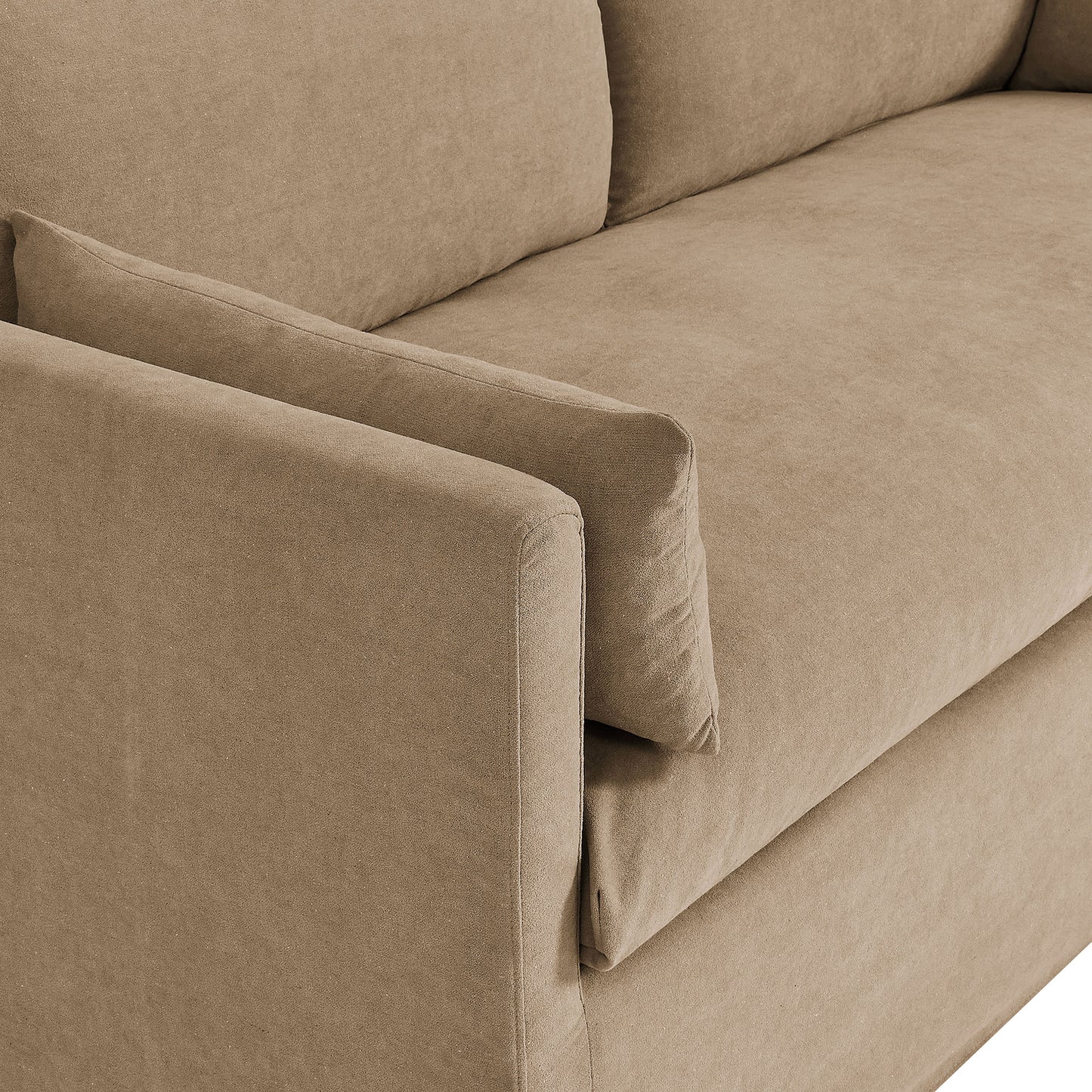 Wellfleet Slipcovered Linen-Blend Loveseat by Modway