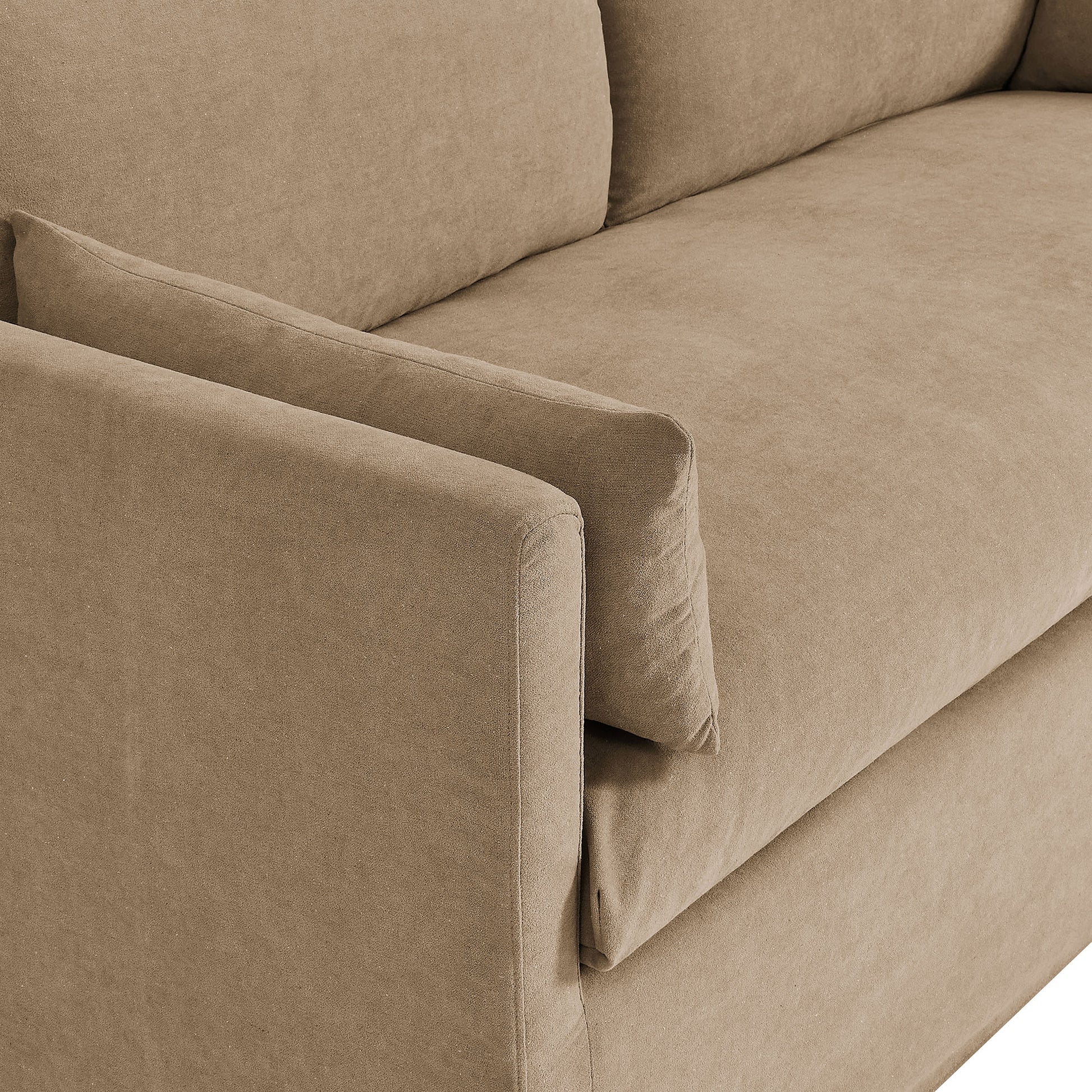 Wellfleet Slipcovered Linen-Blend Loveseat by Modway