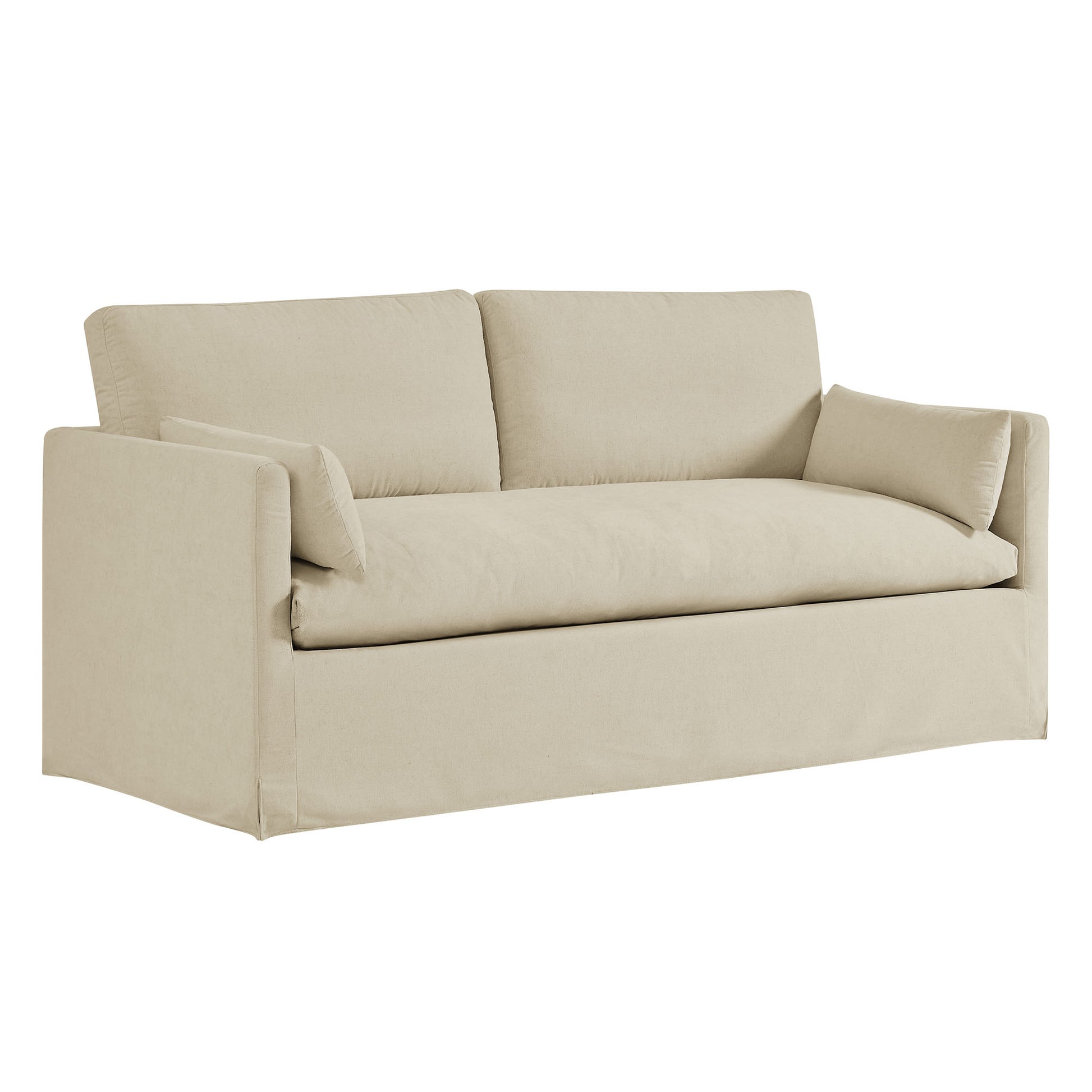 Wellfleet Slipcovered Linen-Blend Loveseat by Modway