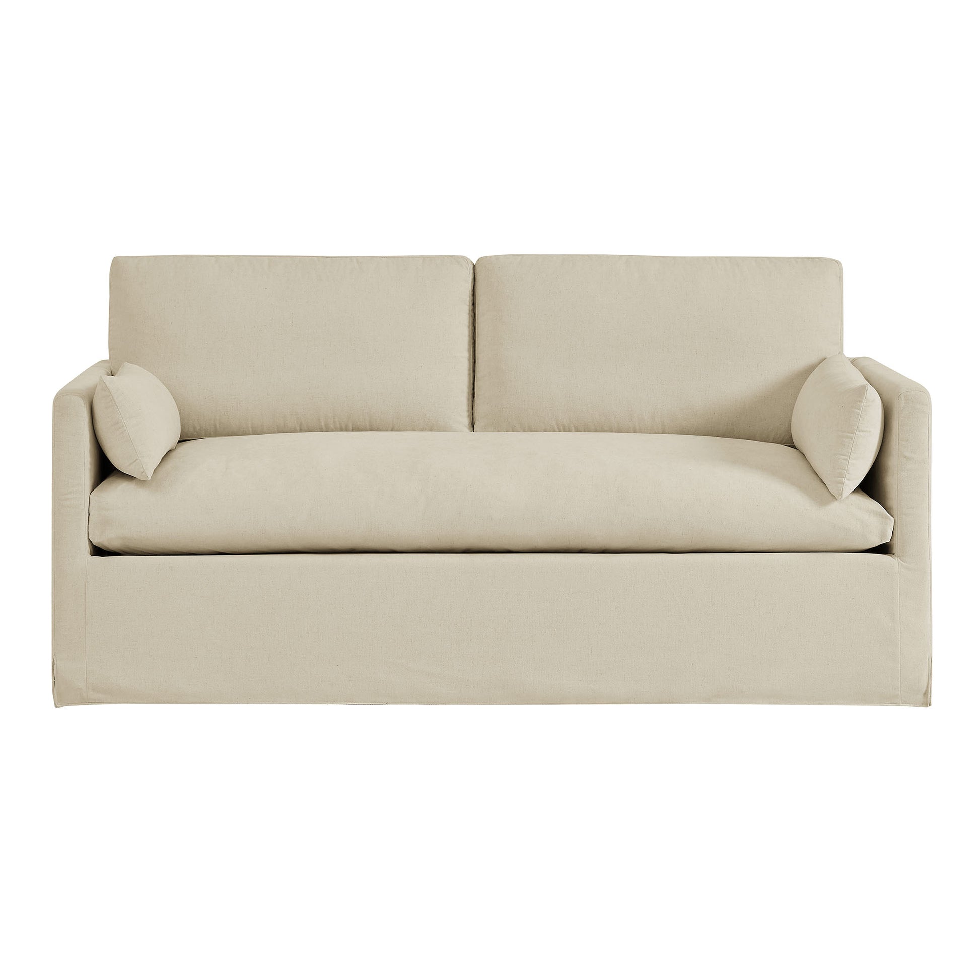 Wellfleet Slipcovered Linen-Blend Loveseat by Modway