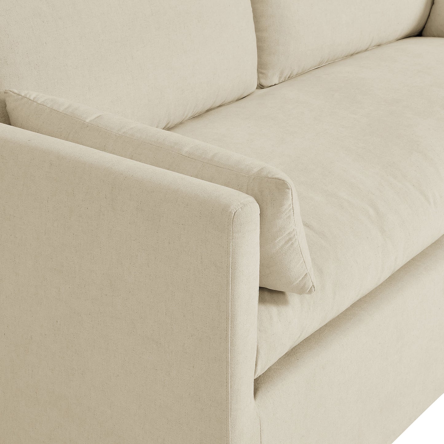 Wellfleet Slipcovered Linen-Blend Loveseat by Modway