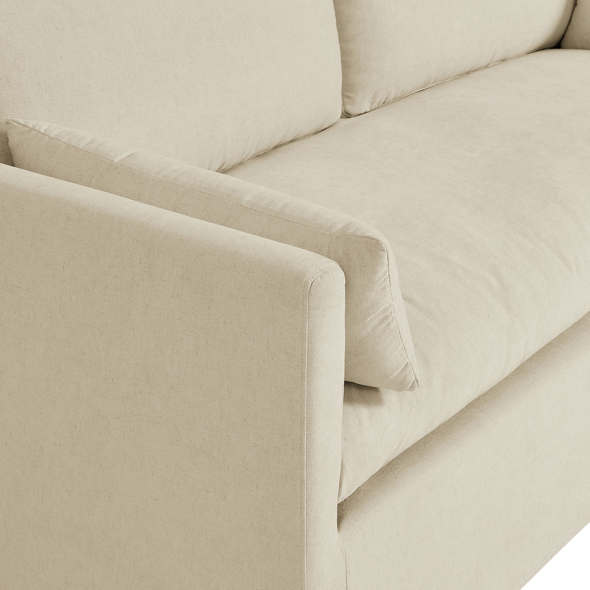 Wellfleet Slipcovered Linen-Blend Loveseat by Modway