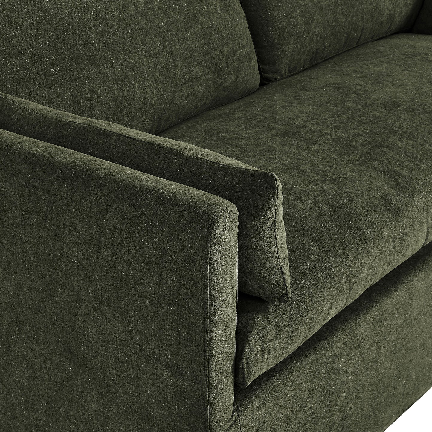 Wellfleet Slipcovered Linen-Blend Loveseat by Modway