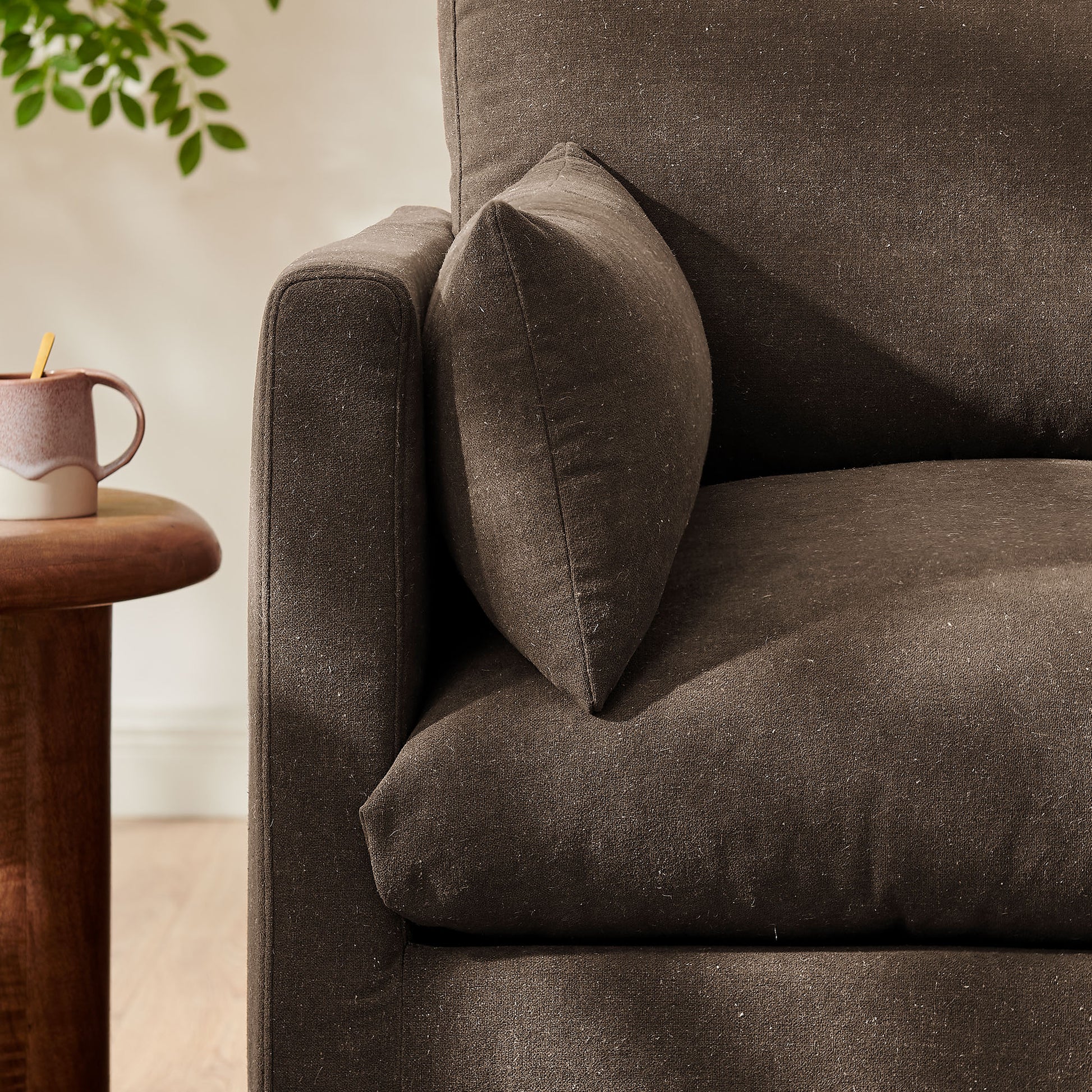 Wellfleet Slipcovered Linen-Blend Armchair by Modway