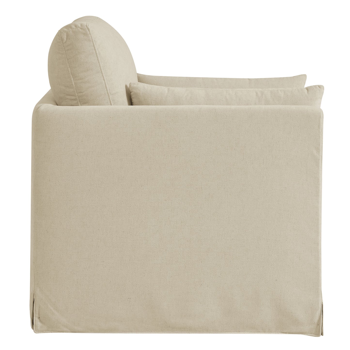 Wellfleet Slipcovered Linen-Blend Armchair by Modway