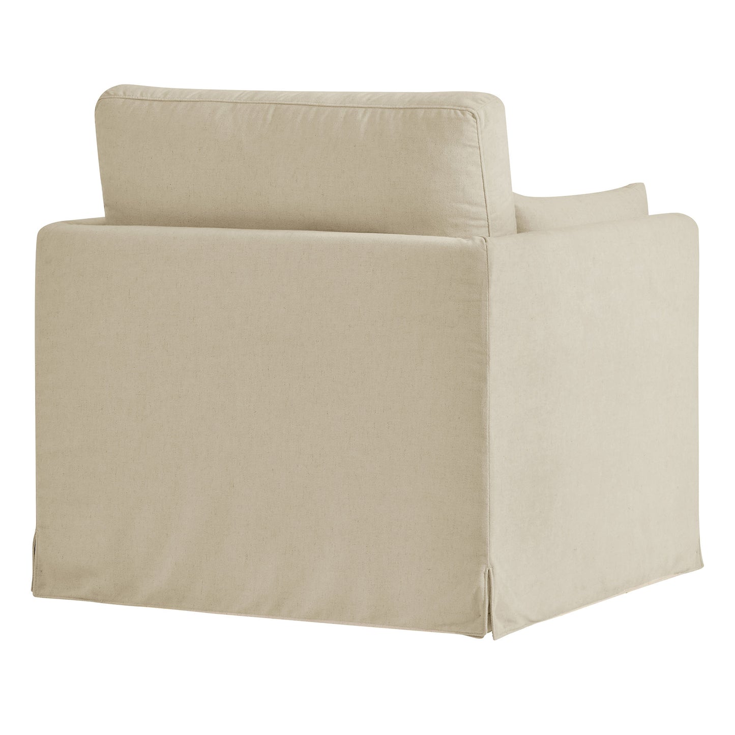 Wellfleet Slipcovered Linen-Blend Armchair by Modway
