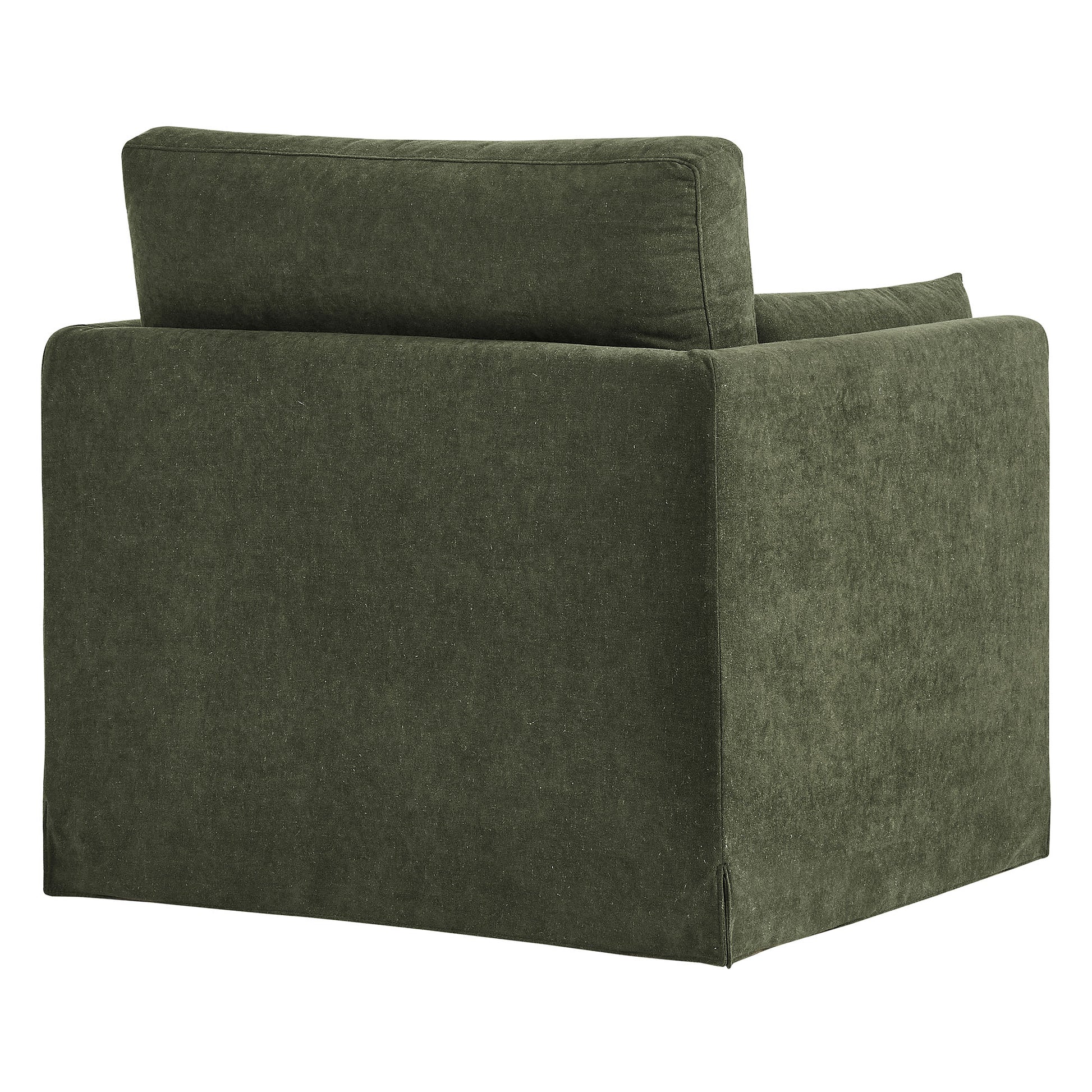 Wellfleet Slipcovered Linen-Blend Armchair by Modway