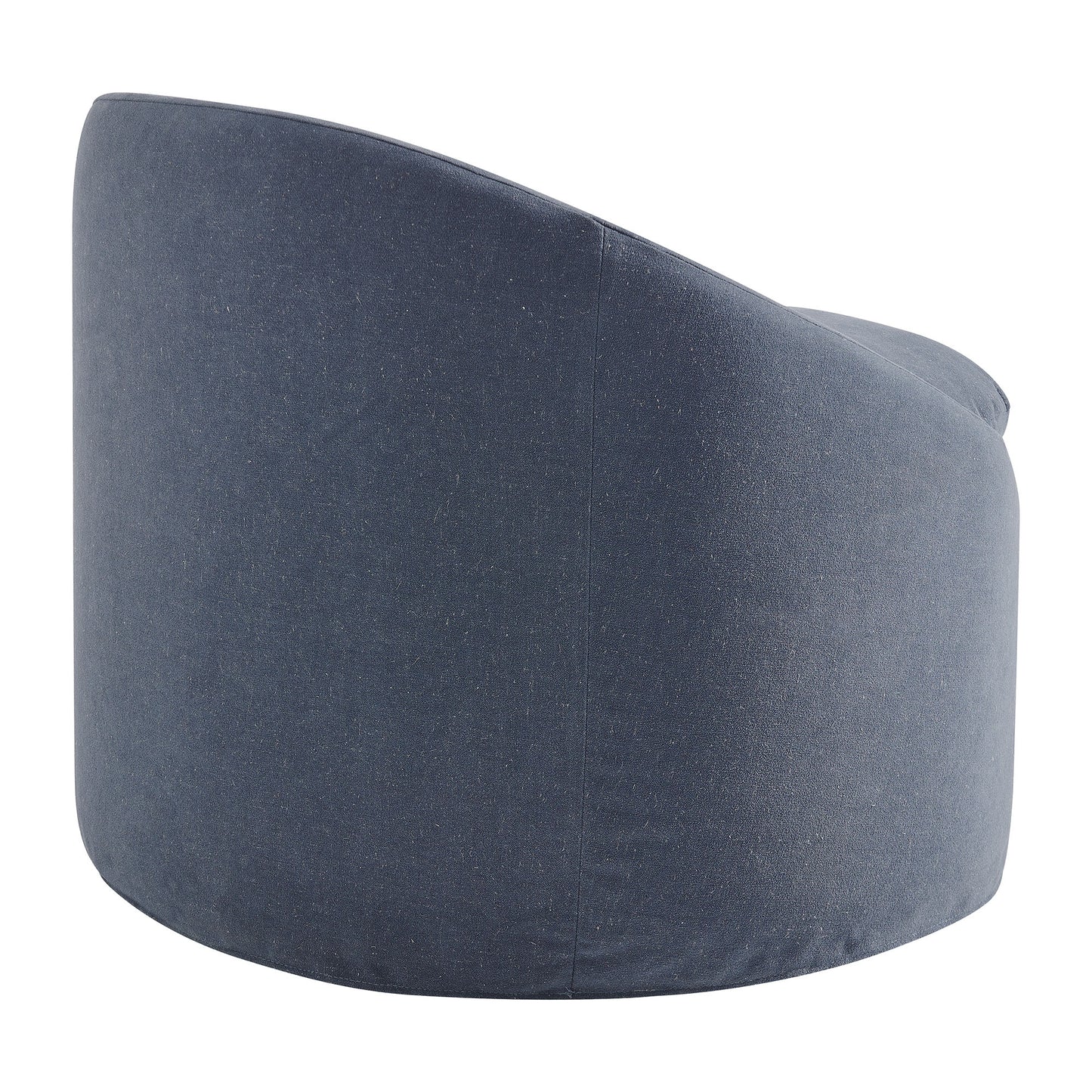 Sadie Slipcovered Linen-Blend Round Accent Chair by Modway