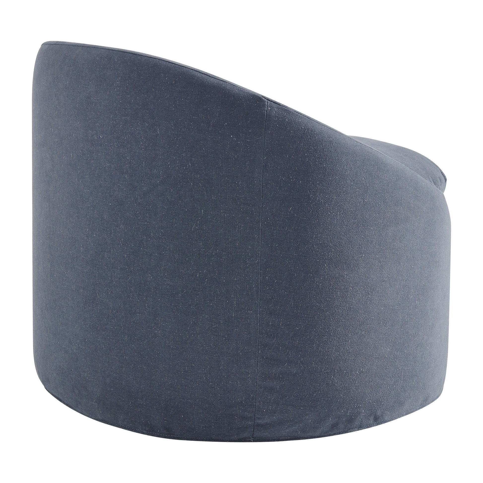 Sadie Slipcovered Linen-Blend Round Accent Chair by Modway