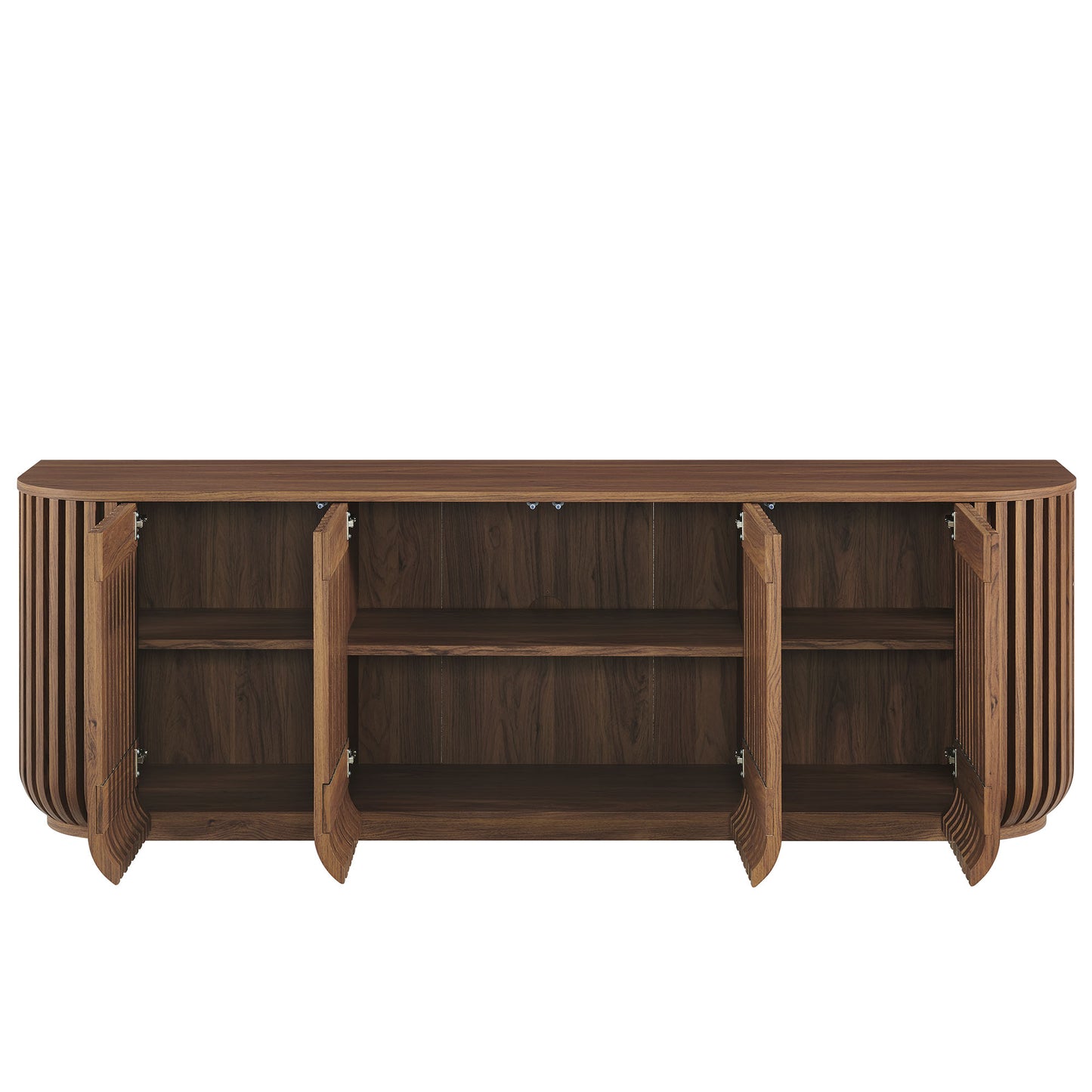 Fortitude 75" Curved Sideboard Storage Cabinet by Modway EEI-7359-WAL