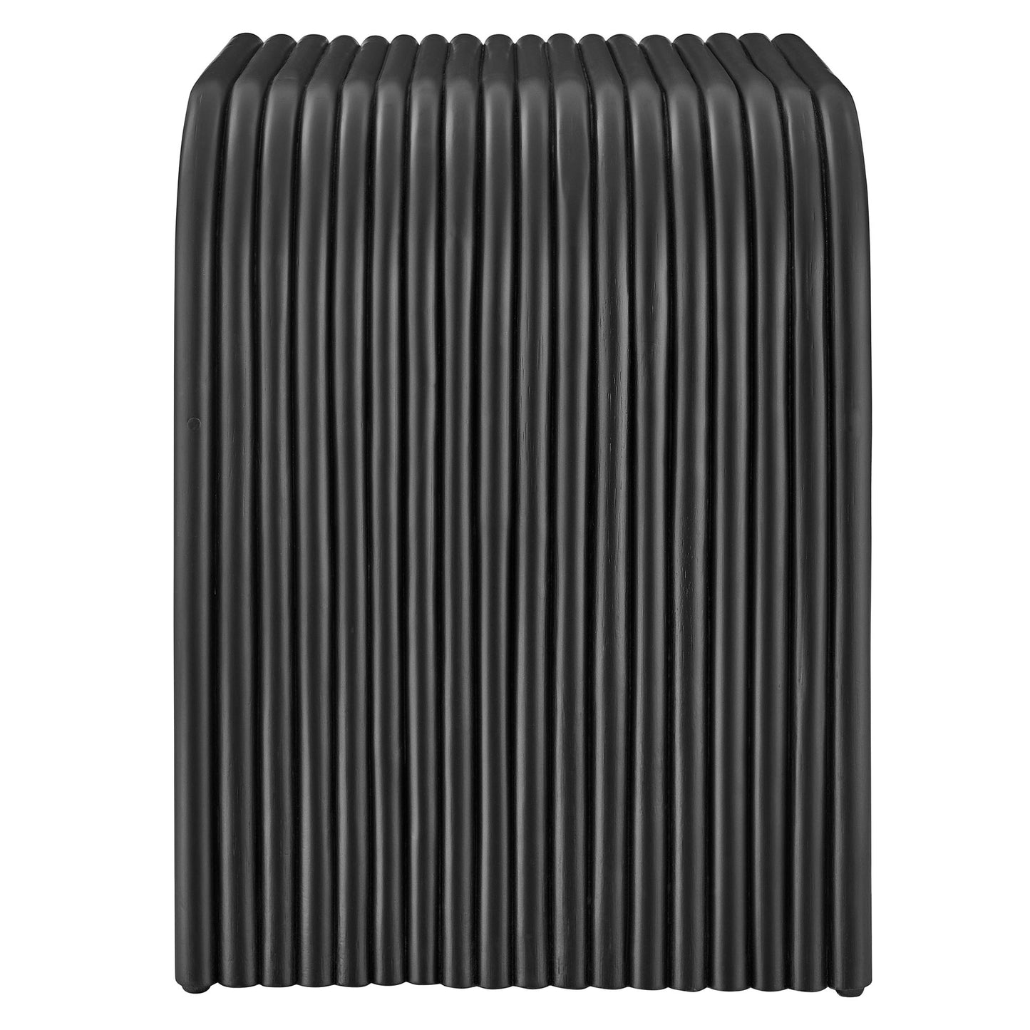 Eve Curved Rattan Side Table by Modway EEI-7361 - Stylish Accent Table for Living Spaces