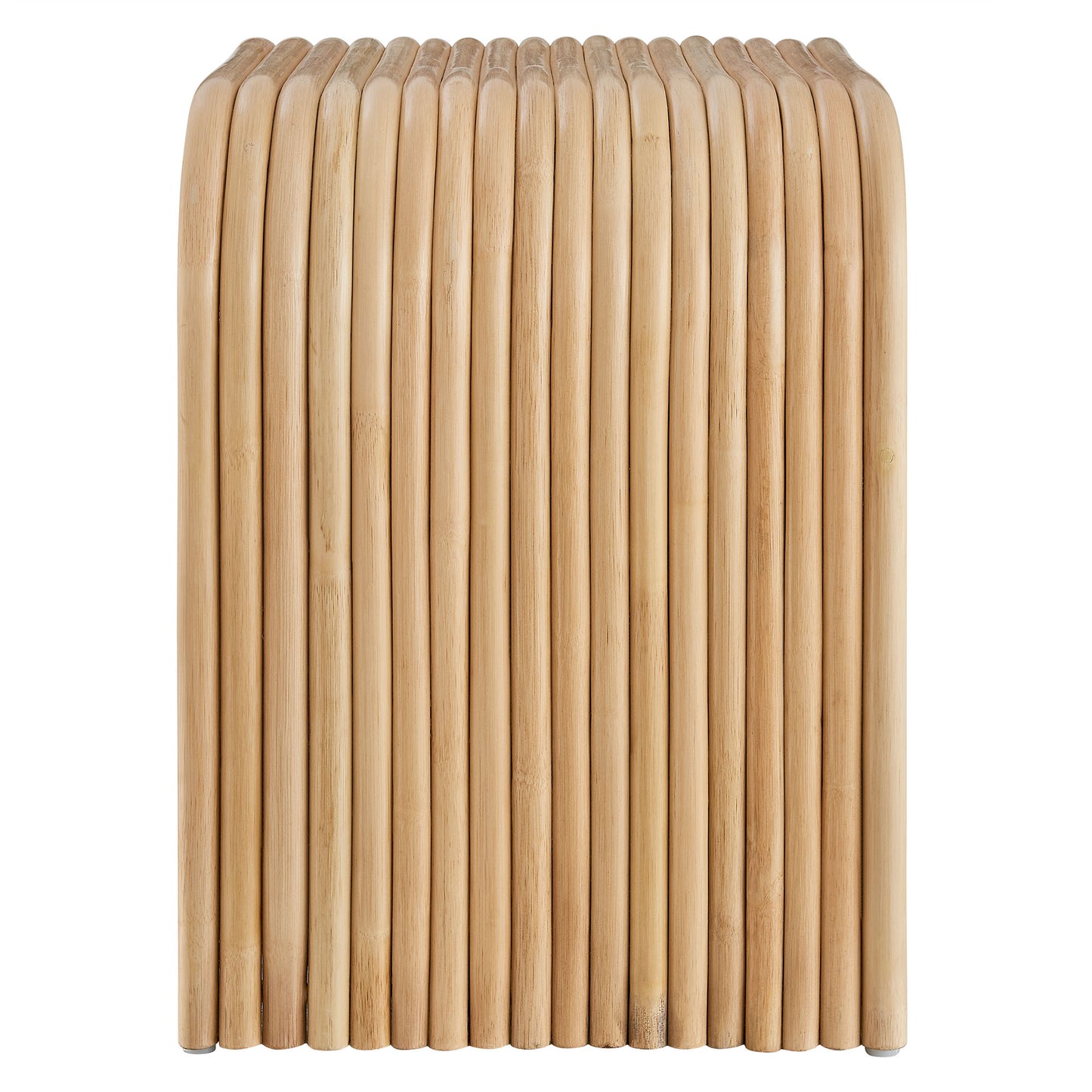 Eve Curved Rattan Side Table by Modway EEI-7361 - Stylish Accent Table for Living Spaces