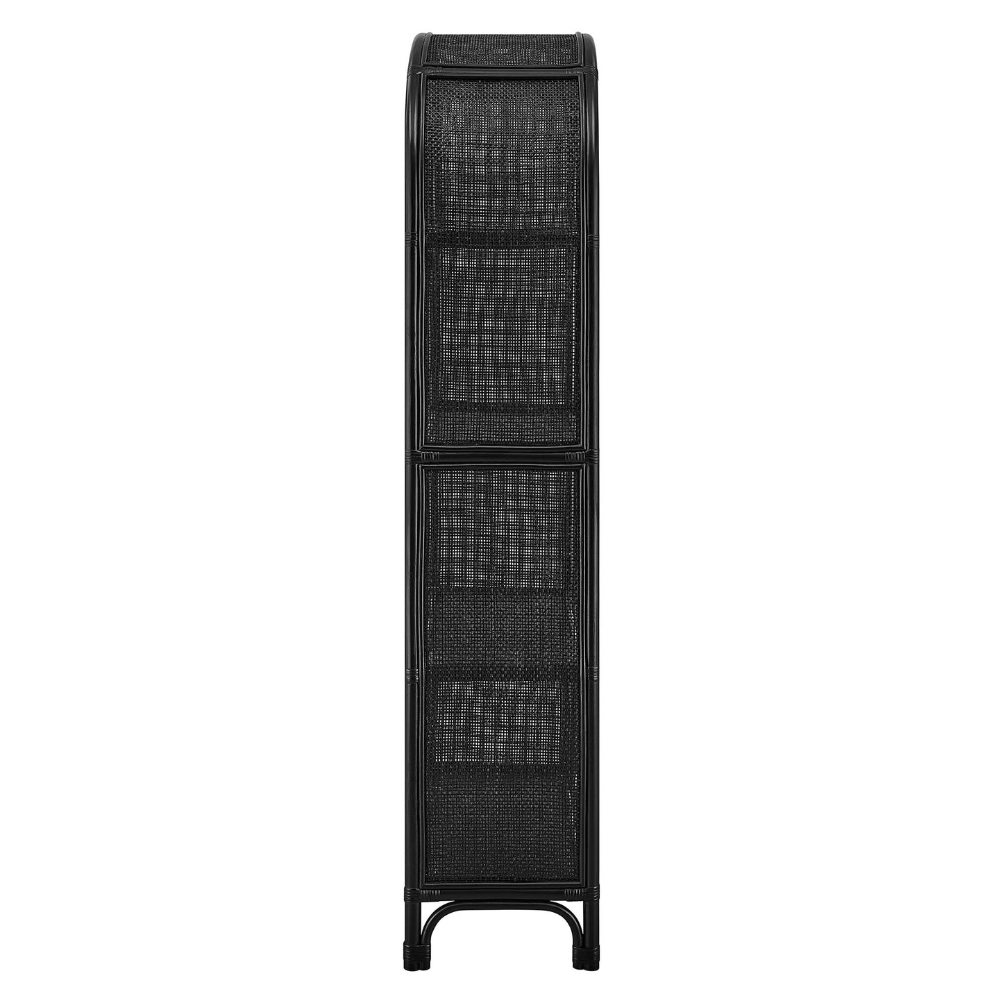 Celeste Arched Rattan Bookshelf by Modway — Decorative Storage and Display Shelf