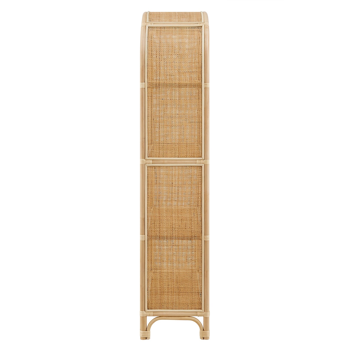 Celeste Arched Rattan Bookshelf by Modway — Decorative Storage and Display Shelf