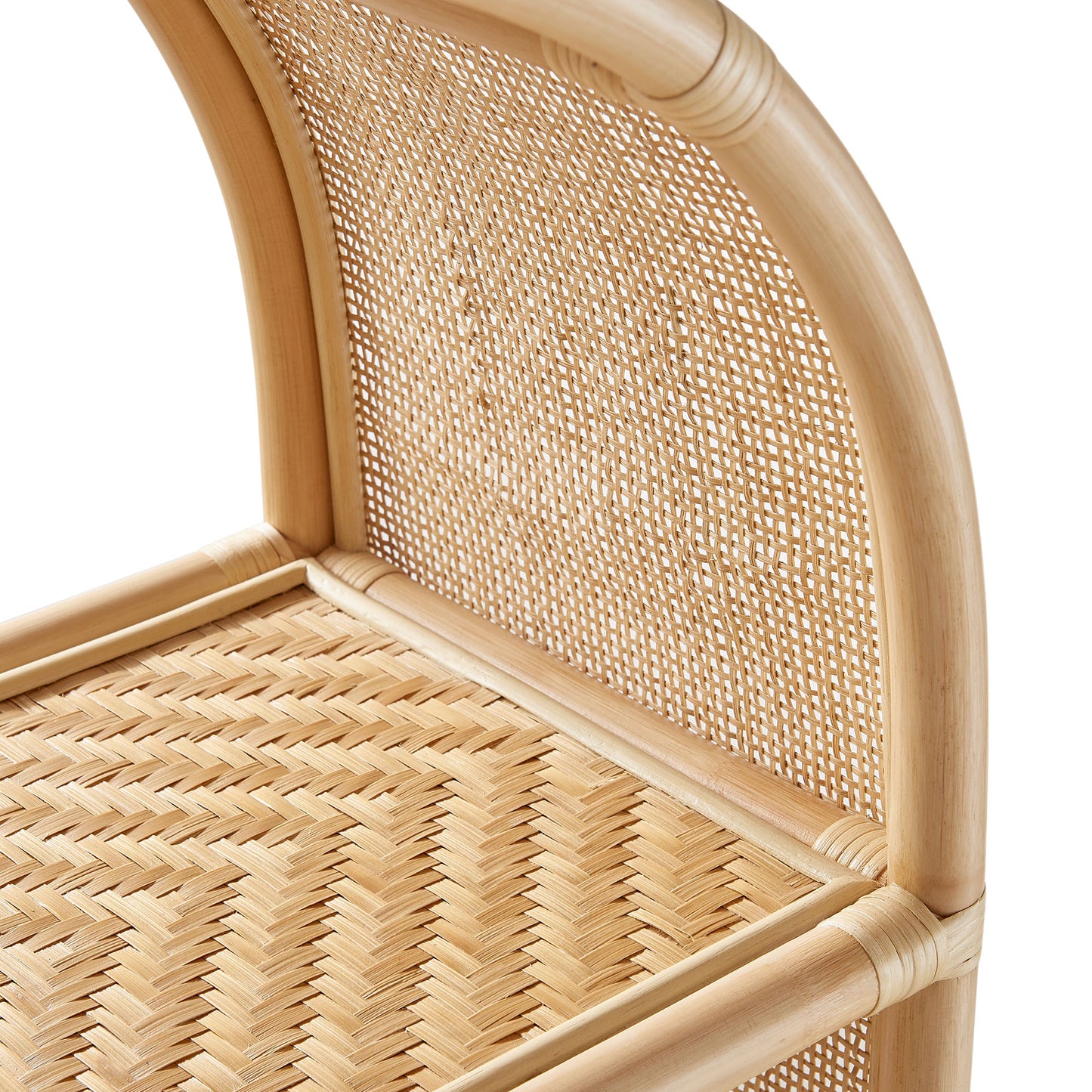 Celeste Arched Rattan Bookshelf by Modway — Decorative Storage and Display Shelf