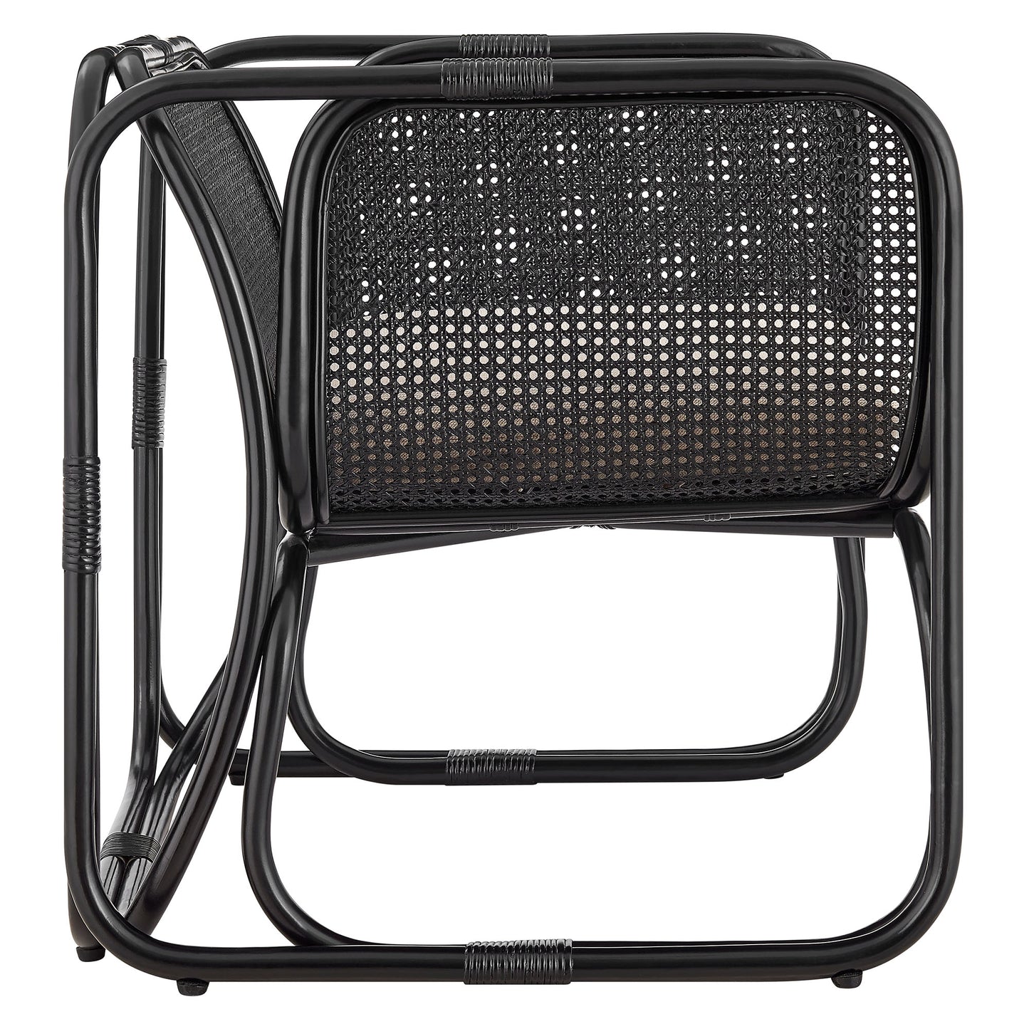 Ellis Rattan Accent Armchair by Modway EEI-7365 Mid-Century Modern Accent Chair