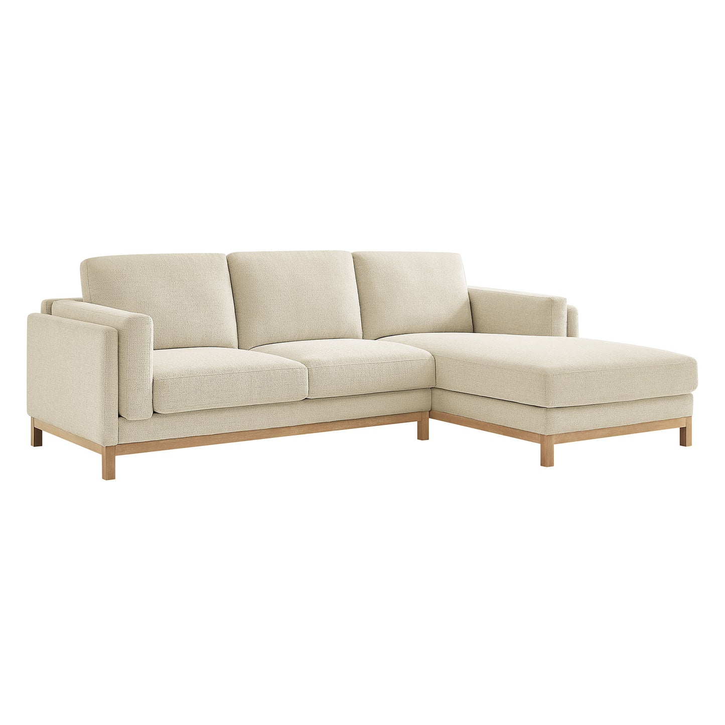 Roscoe Right-Facing Fabric Sectional Sofa with Chaise by Modway EEI-7375