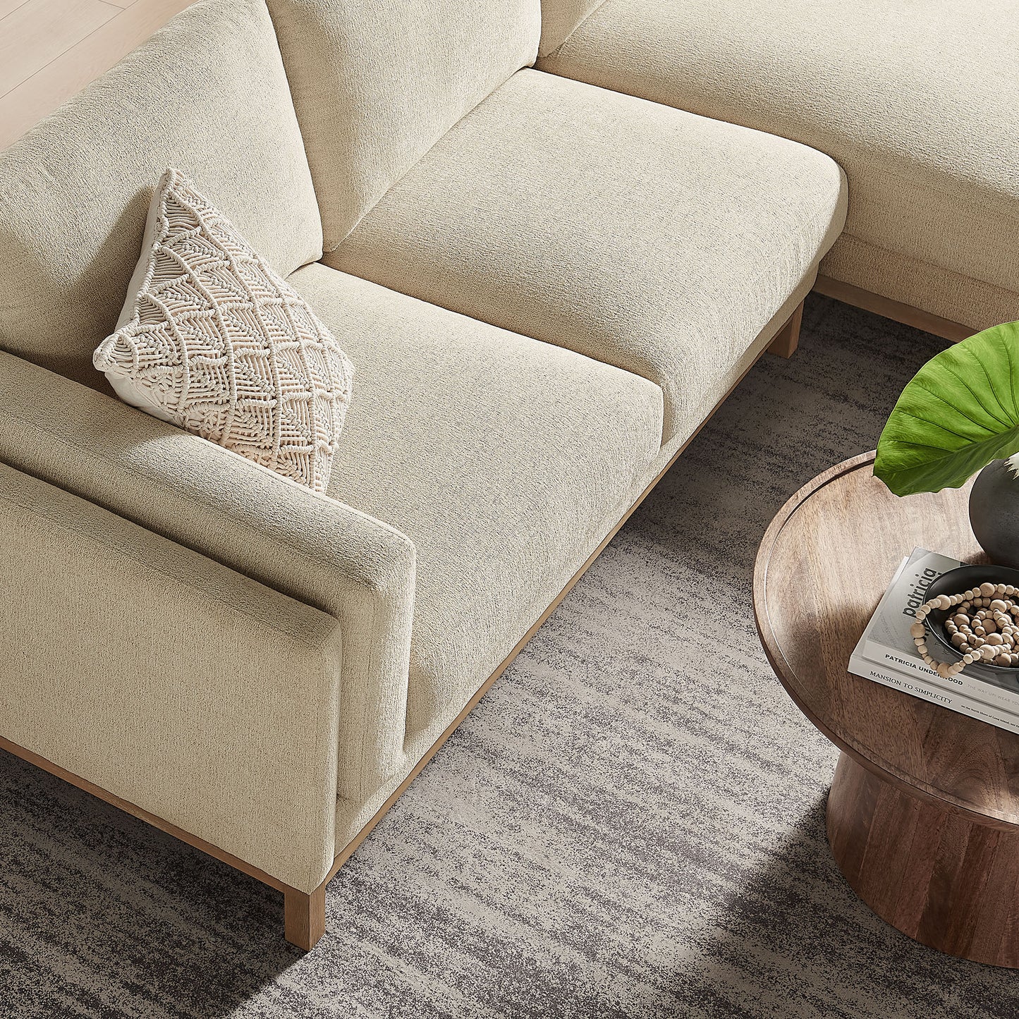 Roscoe Right-Facing Fabric Sectional Sofa with Chaise by Modway EEI-7375