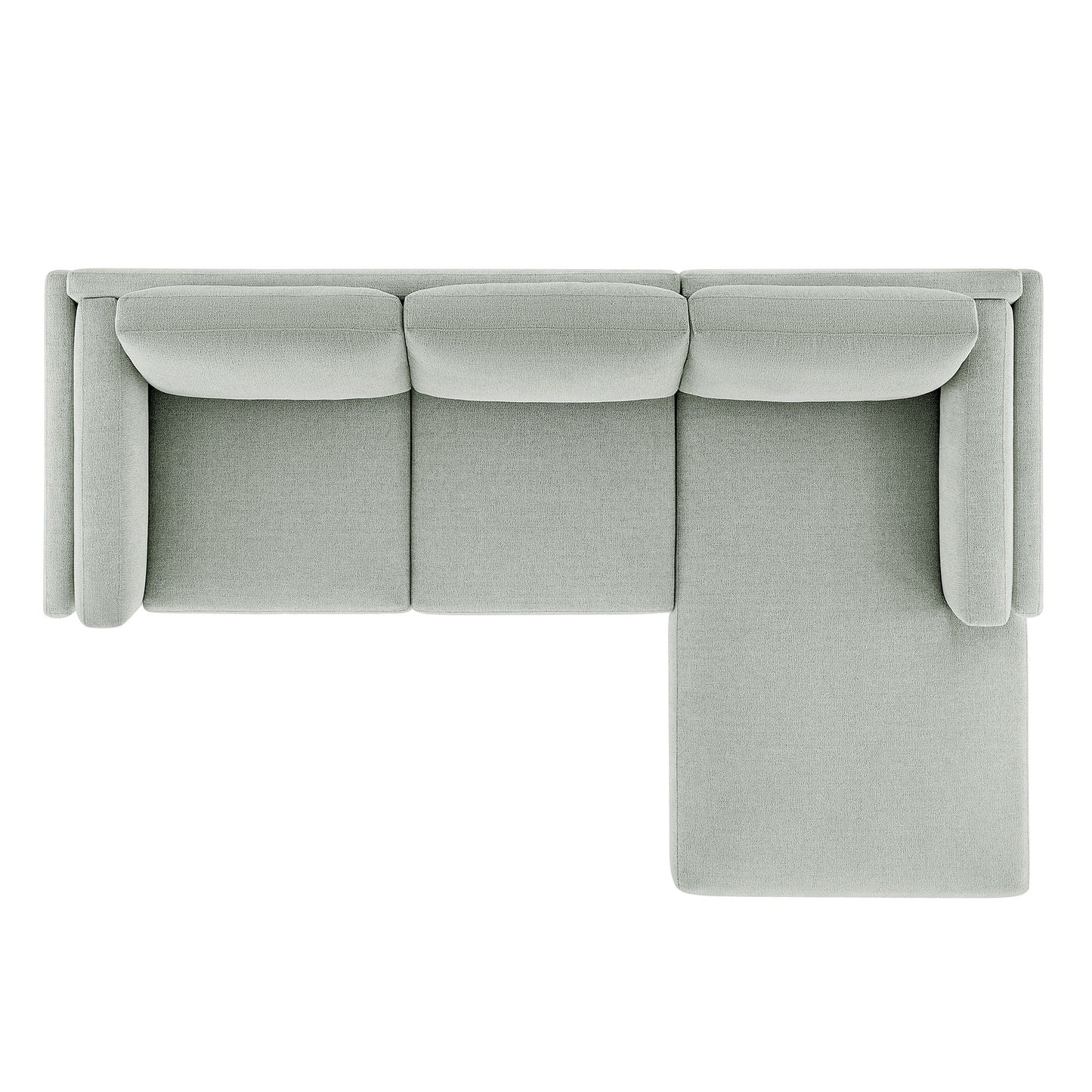 Roscoe Right-Facing Fabric Sectional Sofa with Chaise by Modway EEI-7375