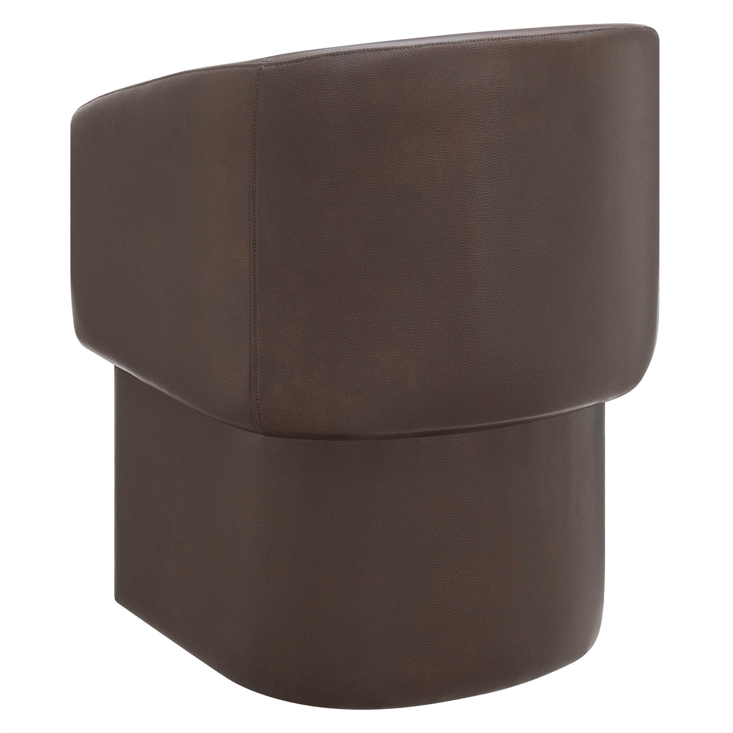 Verity Barrel Back Vegan Leather Dining Chair by Modway EEI-7383 Modern Upholstered Design