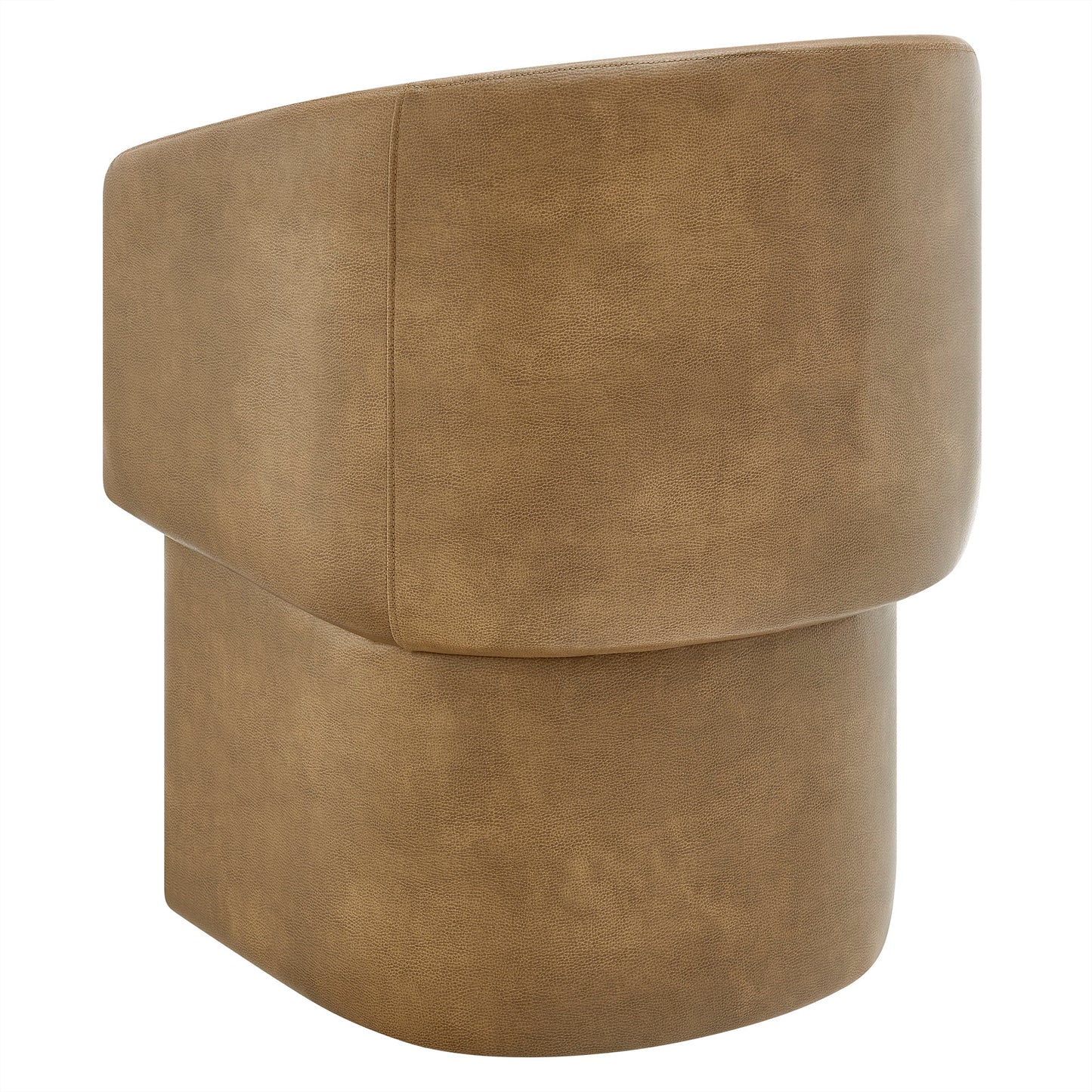 Verity Barrel Back Vegan Leather Dining Chair by Modway EEI-7383 Modern Upholstered Design
