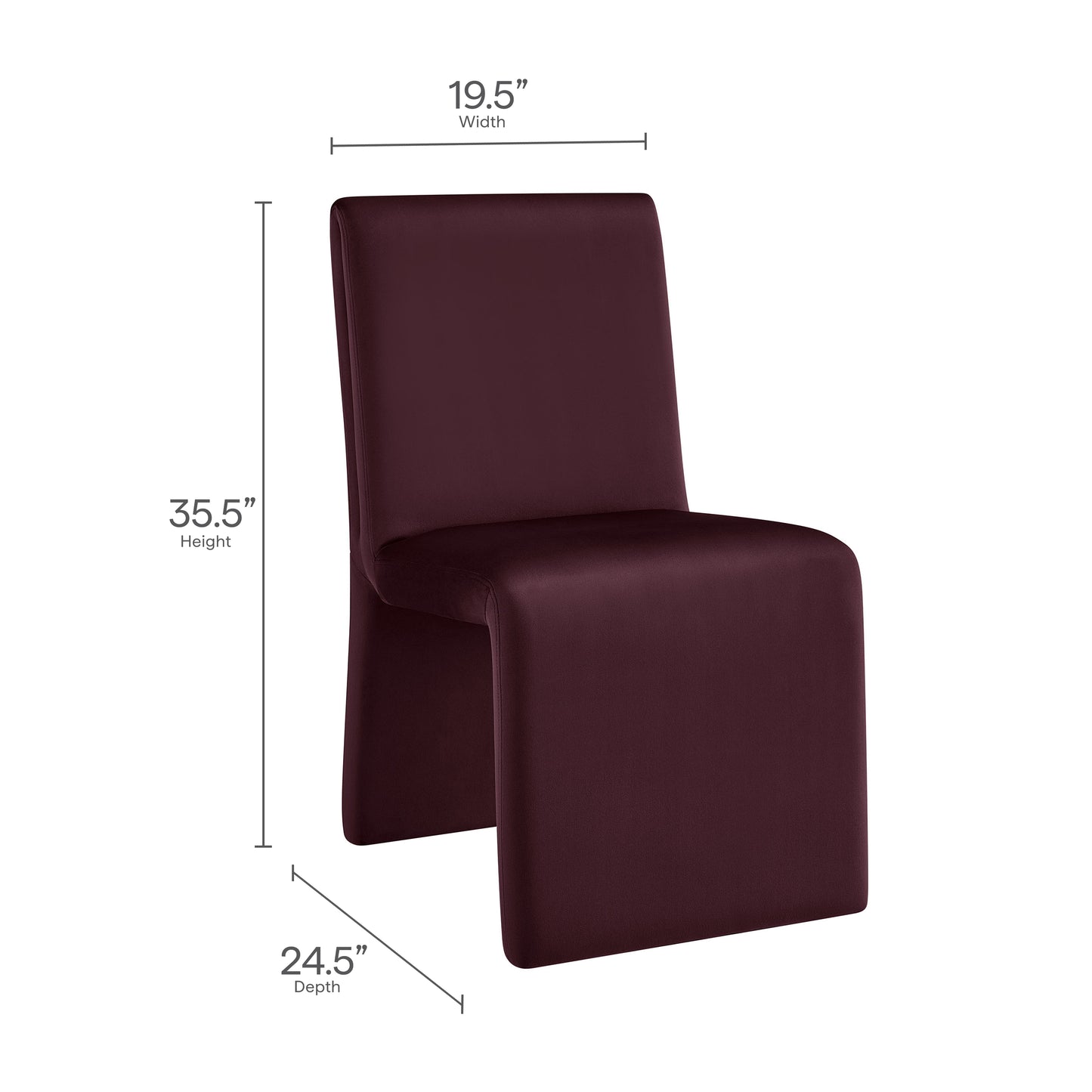 Emory Upholstered Dining Side Chair by Modway — Modern Performance Seating for Dining