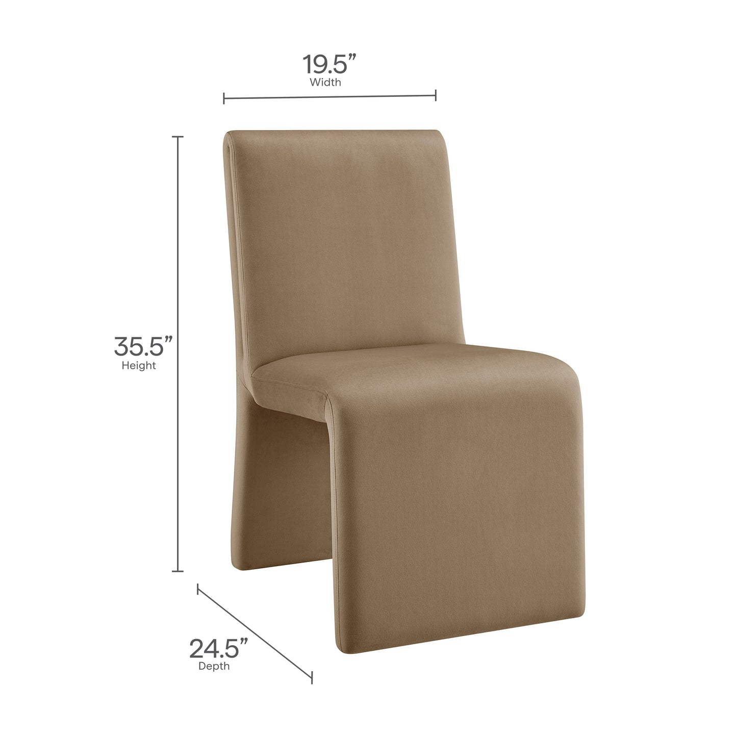 Emory Upholstered Dining Side Chair by Modway — Modern Performance Seating for Dining