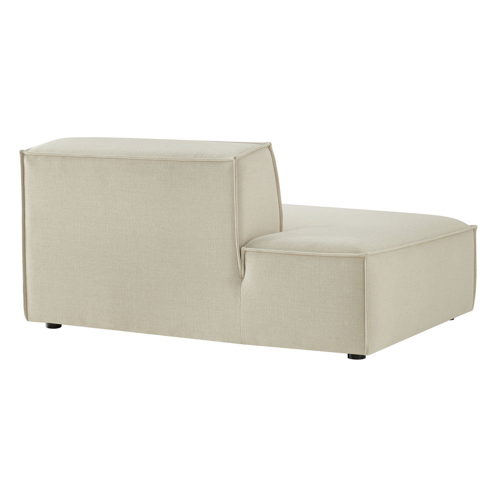 Restore Performance Fabric Upholstered Left-Facing Armless Modular Chaise by Modway
