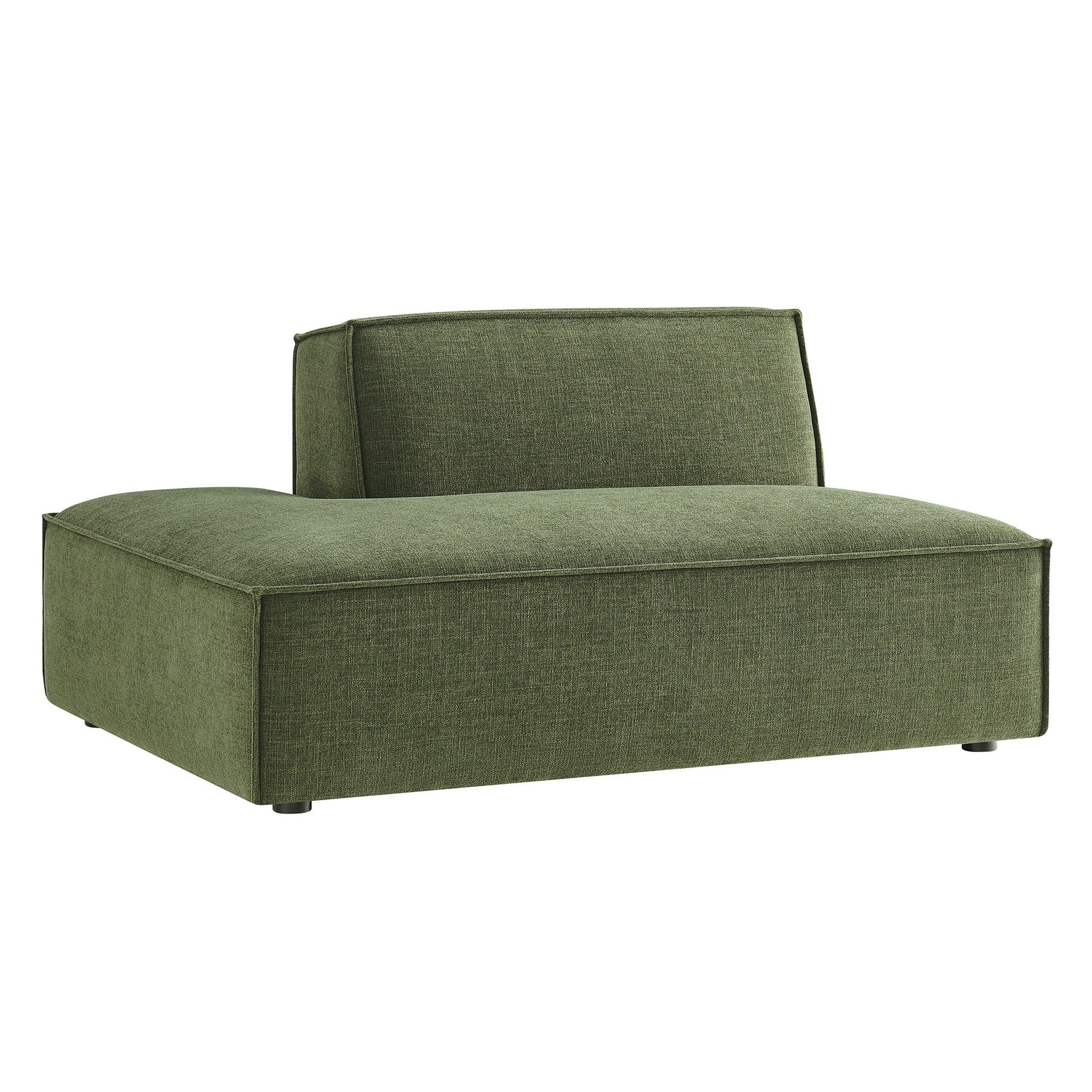 Restore Performance Fabric Upholstered Left-Facing Armless Modular Chaise by Modway