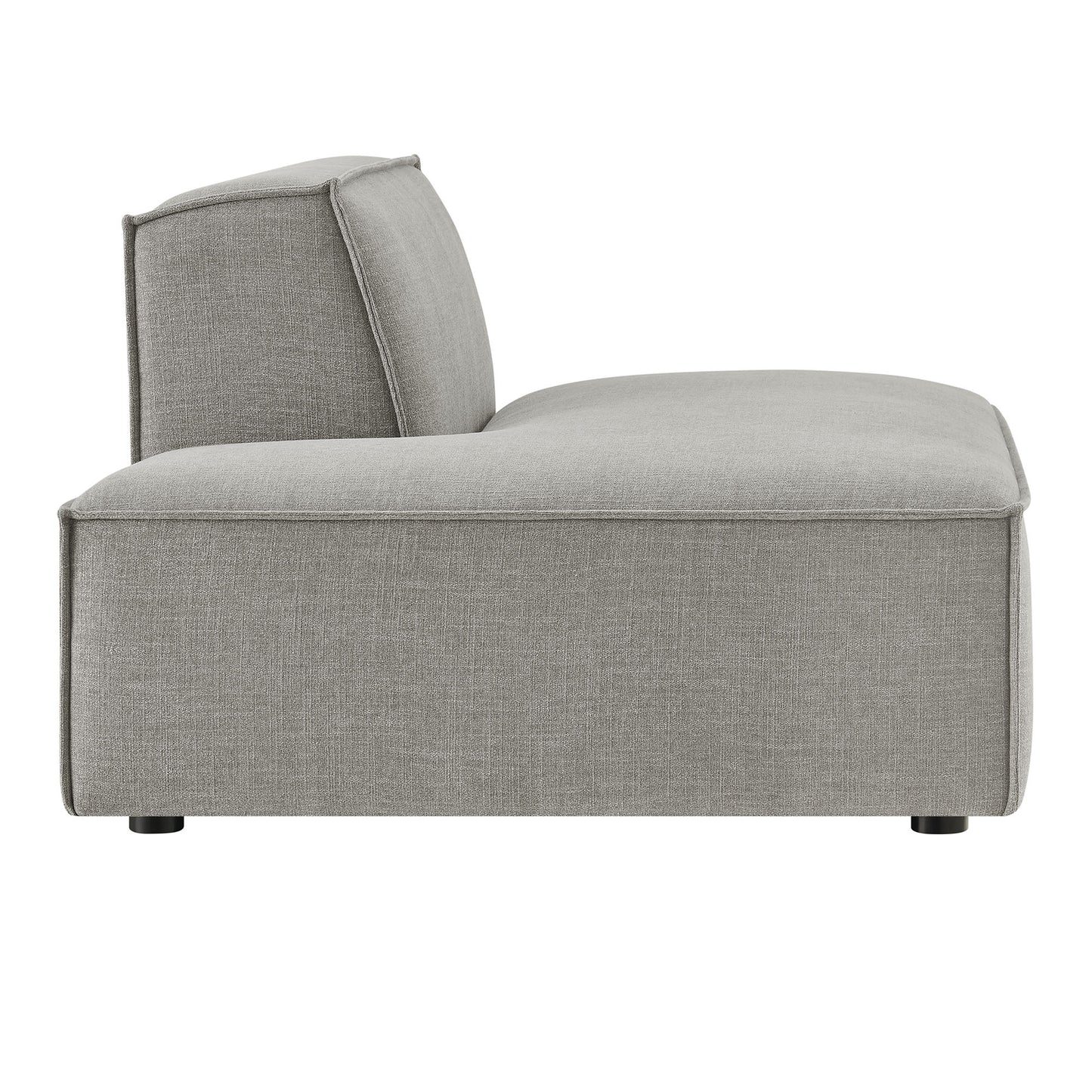 Restore Performance Fabric Upholstered Left-Facing Armless Modular Chaise by Modway