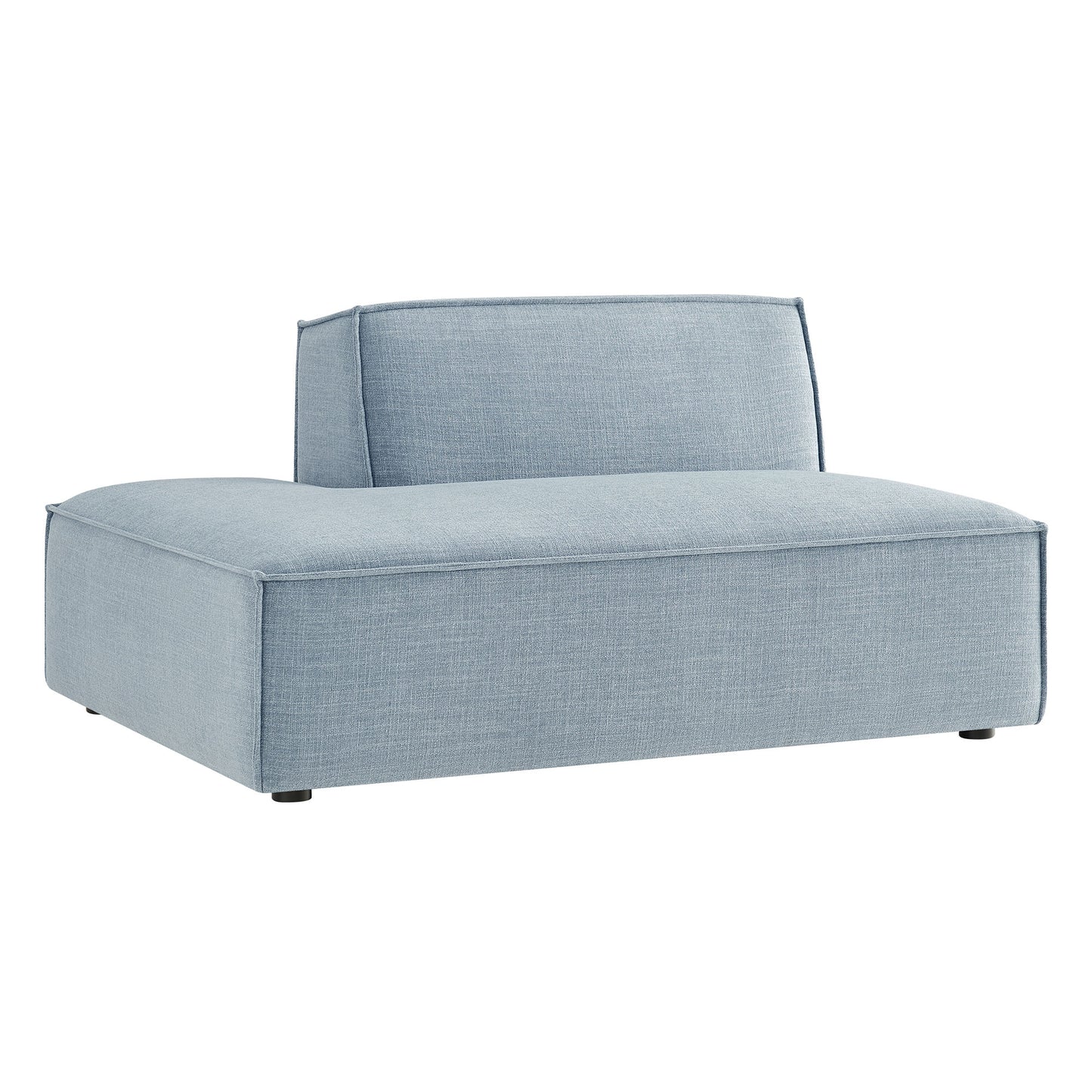 Restore Performance Fabric Upholstered Left-Facing Armless Modular Chaise by Modway