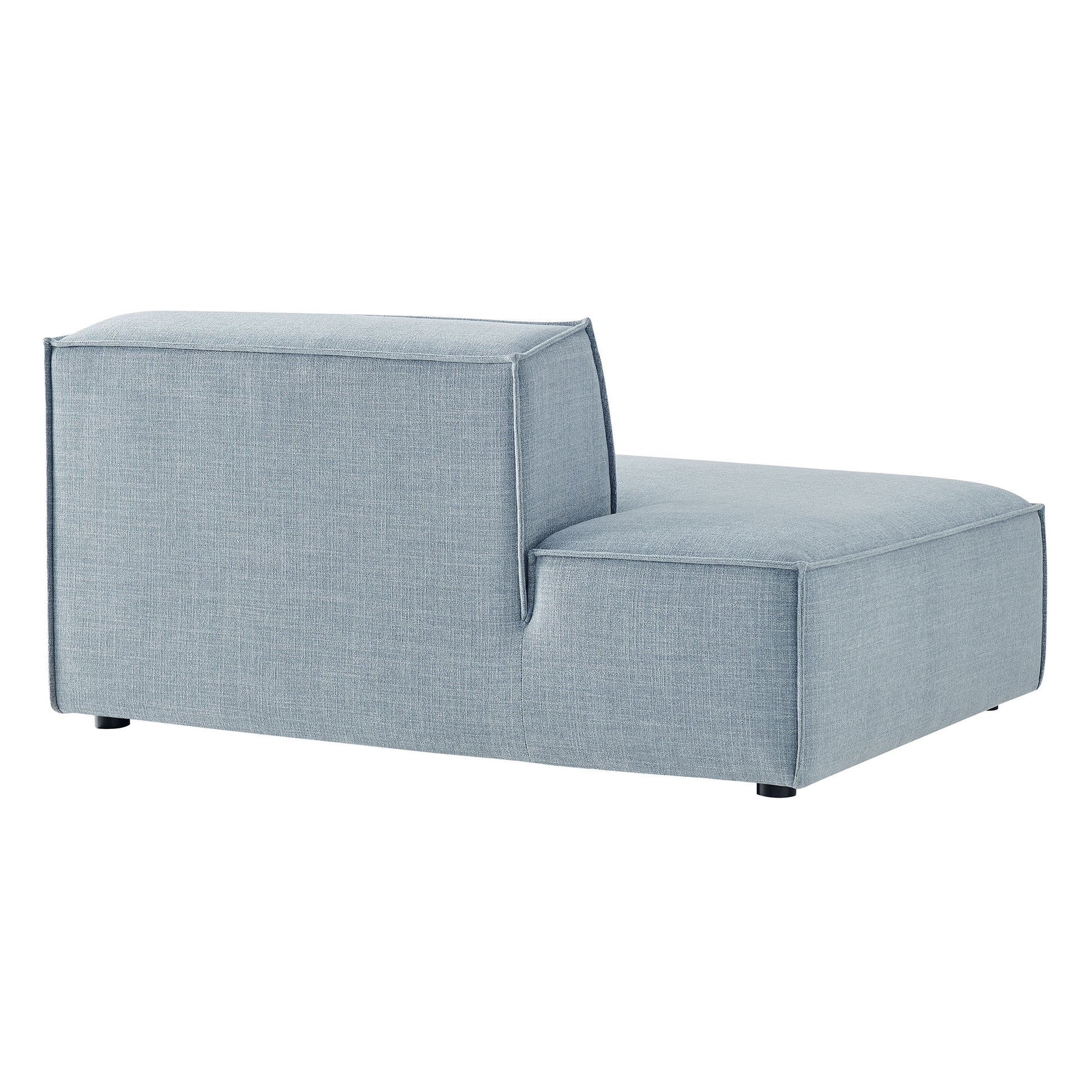 Restore Performance Fabric Upholstered Left-Facing Armless Modular Chaise by Modway