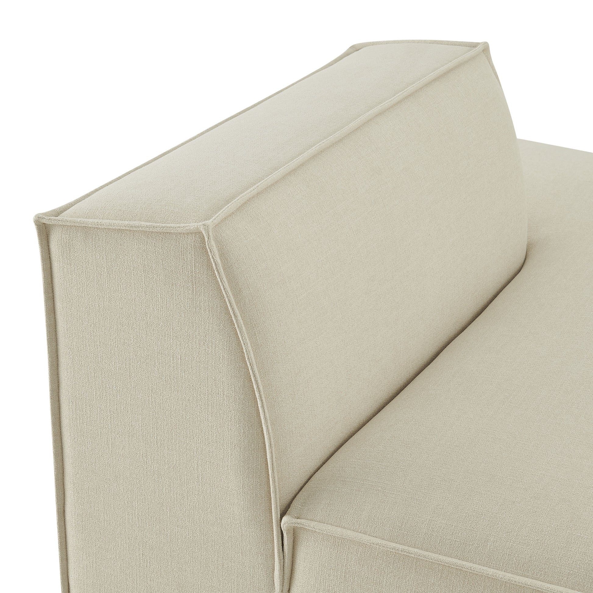 Restore Performance Fabric Upholstered Right-Facing Armless Modular Chaise by Modway