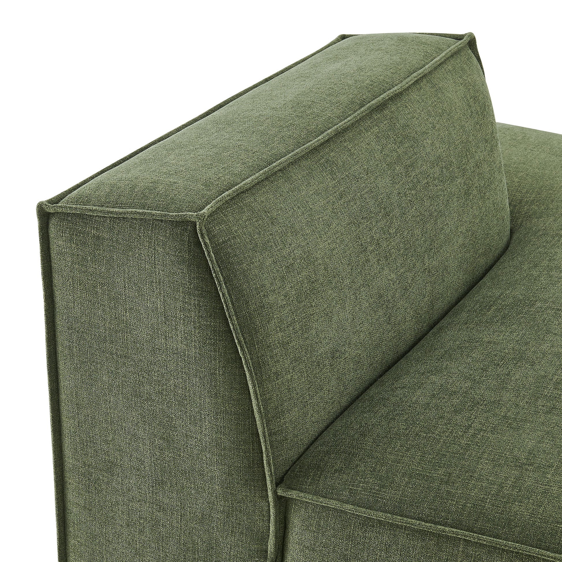 Restore Performance Fabric Upholstered Right-Facing Armless Modular Chaise by Modway